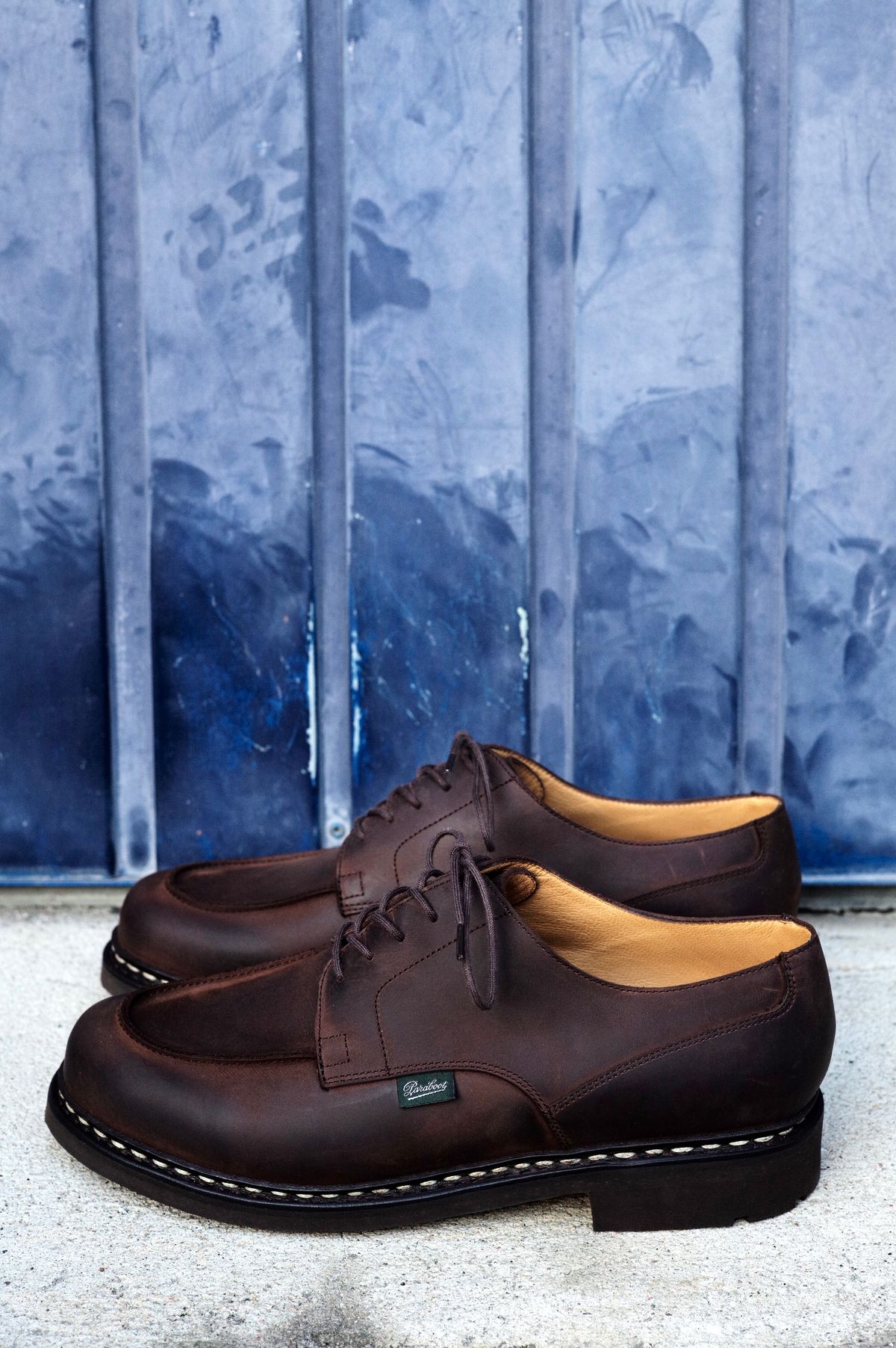 Photo by frans on October 2, 2022 of the Paraboot Chambord in Nubuck Gringo.