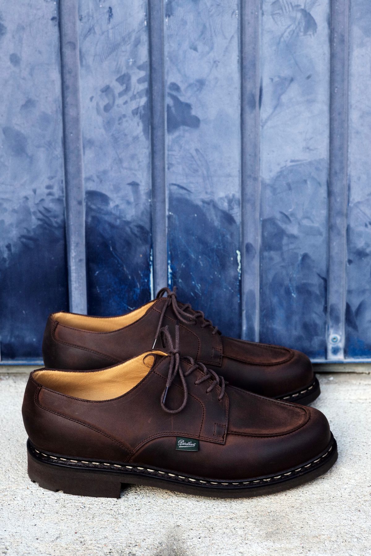 Photo by frans on October 2, 2022 of the Paraboot Chambord in Nubuck Gringo.