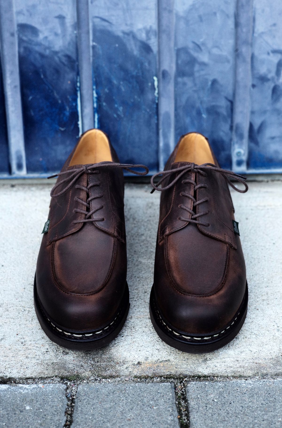 Photo by frans on October 2, 2022 of the Paraboot Chambord in Nubuck Gringo.