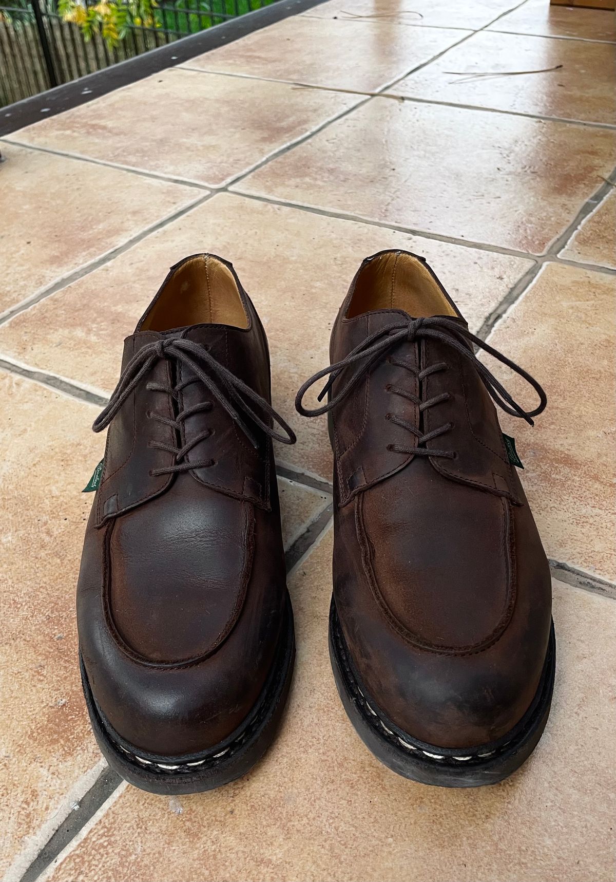 Photo by frans on November 5, 2022 of the Paraboot Chambord in Nubuck Gringo.