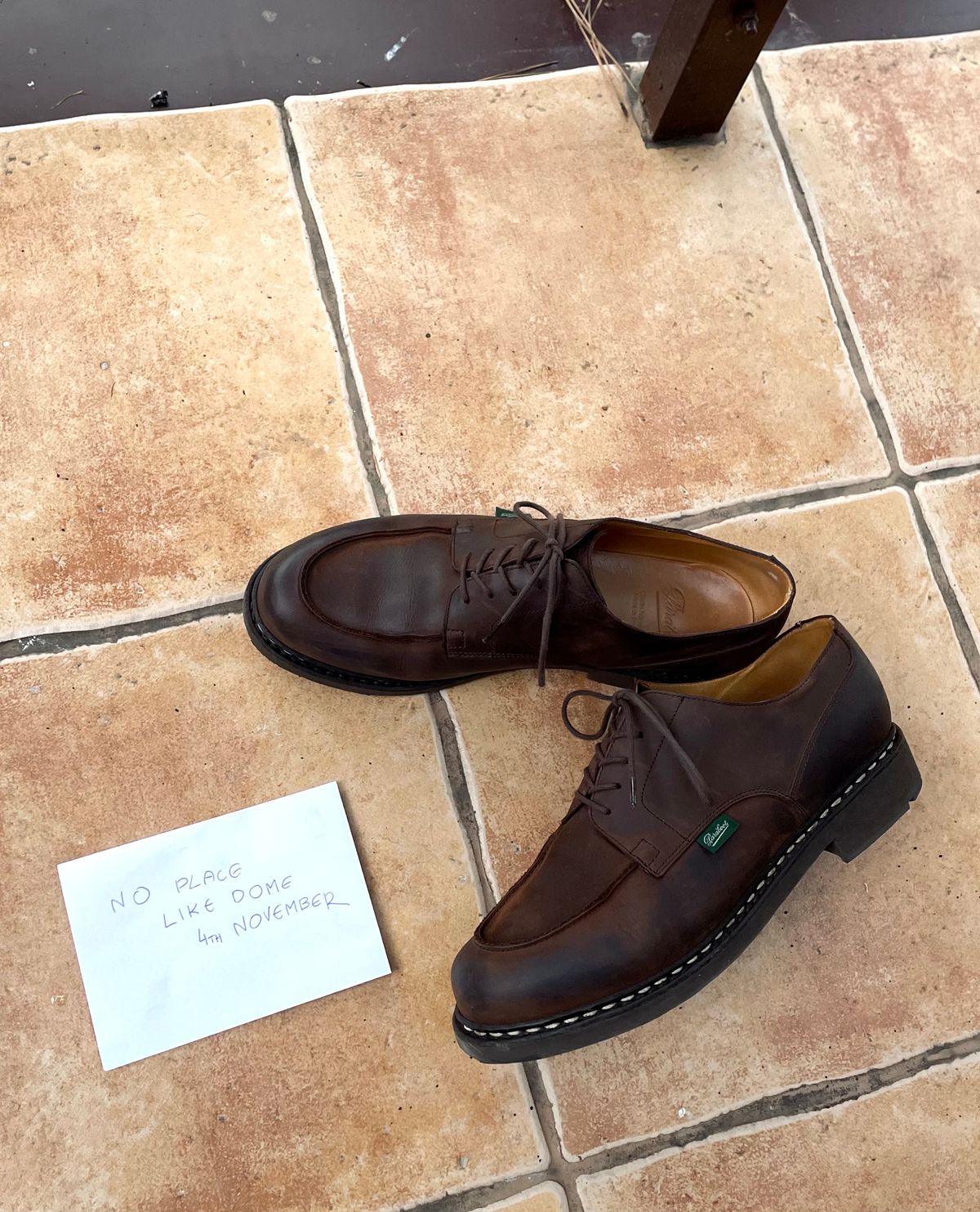Photo by frans on November 5, 2022 of the Paraboot Chambord in Nubuck Gringo.