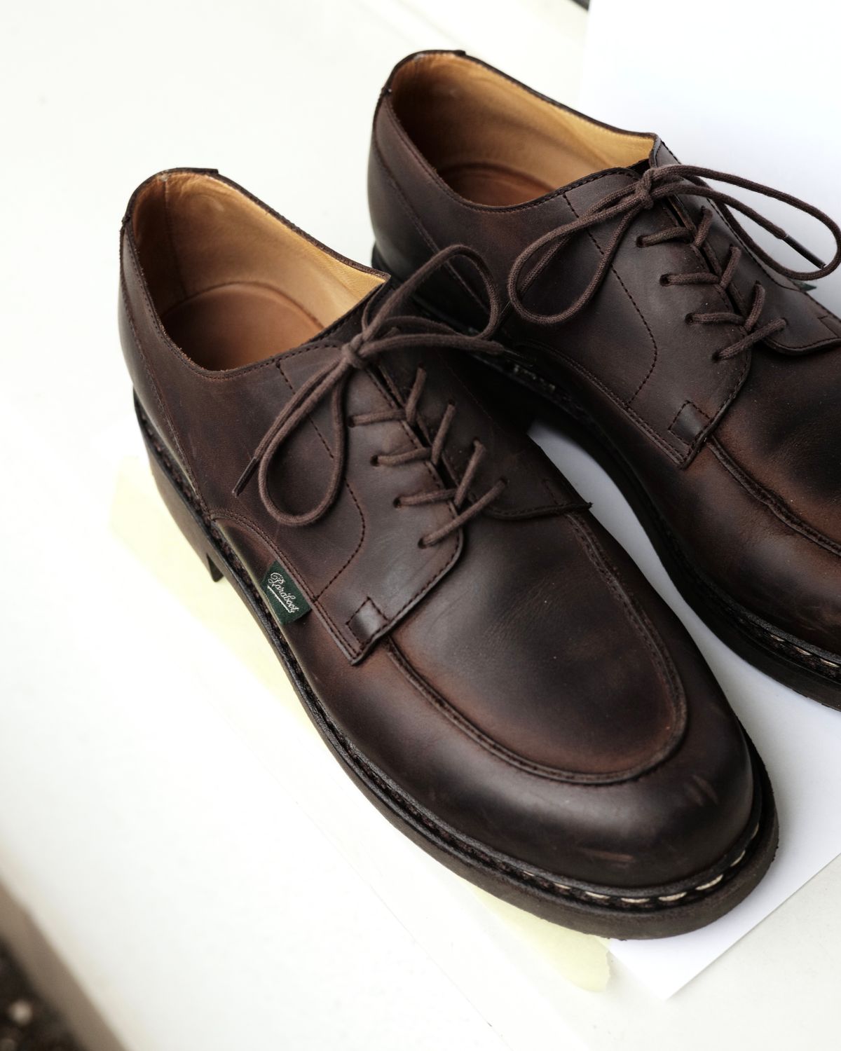 Photo by frans on December 5, 2022 of the Paraboot Chambord in Nubuck Gringo.
