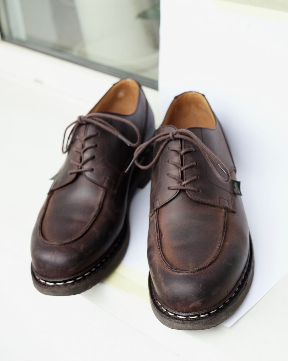 Photo by frans on December 5, 2022 of the Paraboot Chambord in Nubuck Gringo.