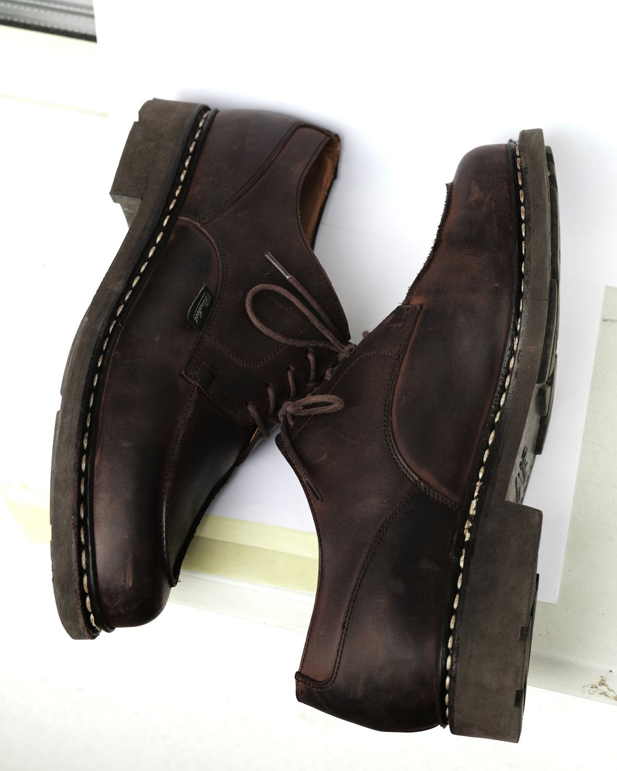 Photo by frans on December 5, 2022 of the Paraboot Chambord in Nubuck Gringo.