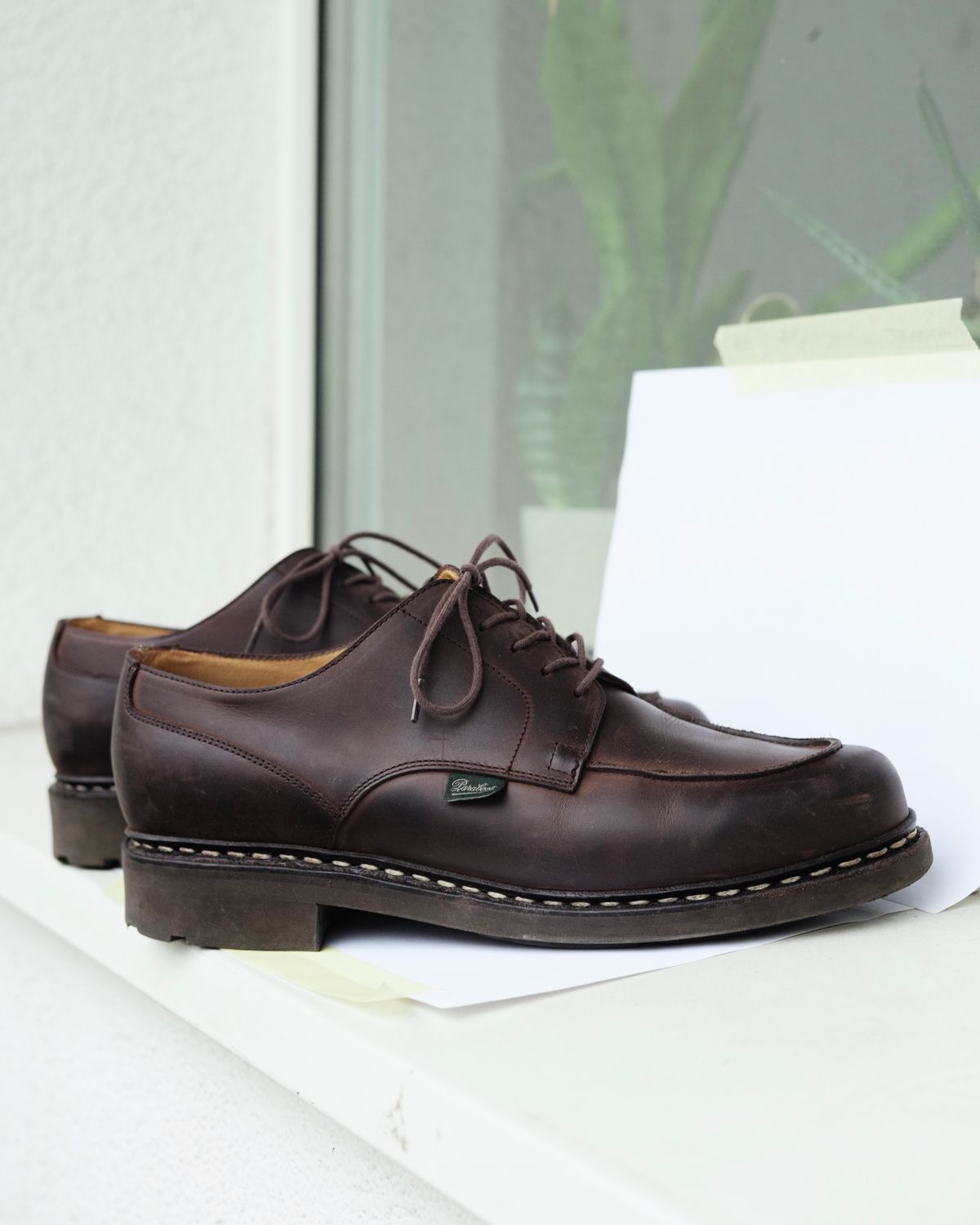 Photo by frans on December 5, 2022 of the Paraboot Chambord in Nubuck Gringo.