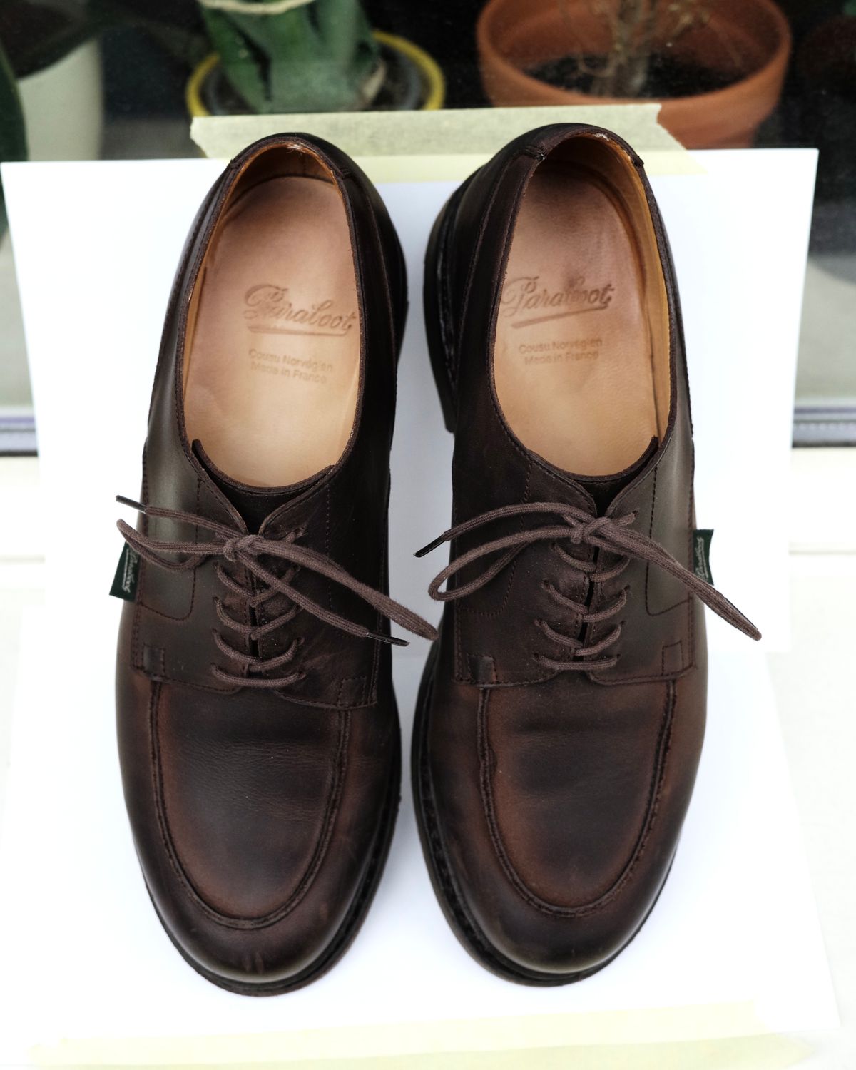 Photo by frans on December 5, 2022 of the Paraboot Chambord in Nubuck Gringo.