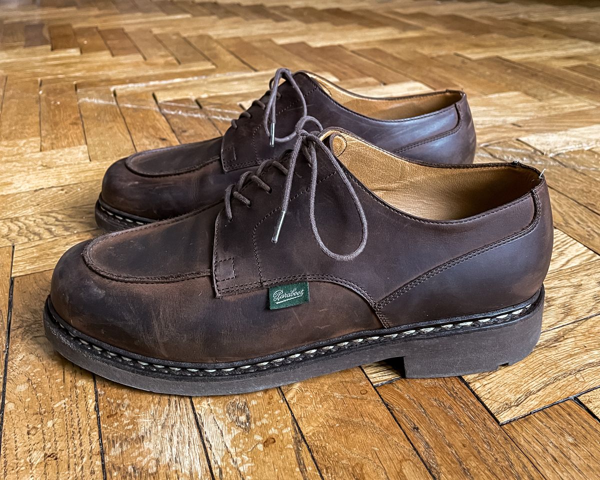 Photo by frans on January 5, 2023 of the Paraboot Chambord in Nubuck Gringo.