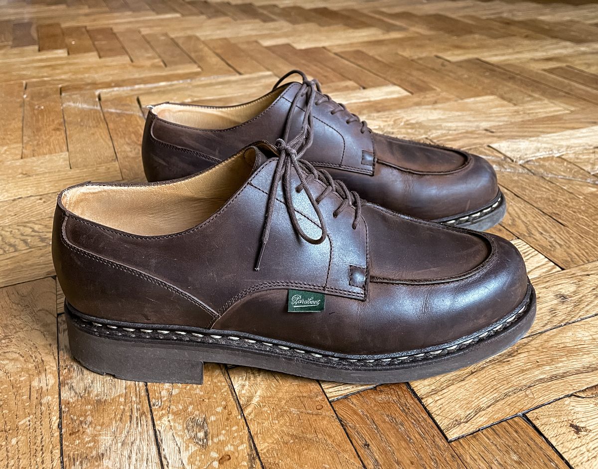 Photo by frans on January 5, 2023 of the Paraboot Chambord in Nubuck Gringo.