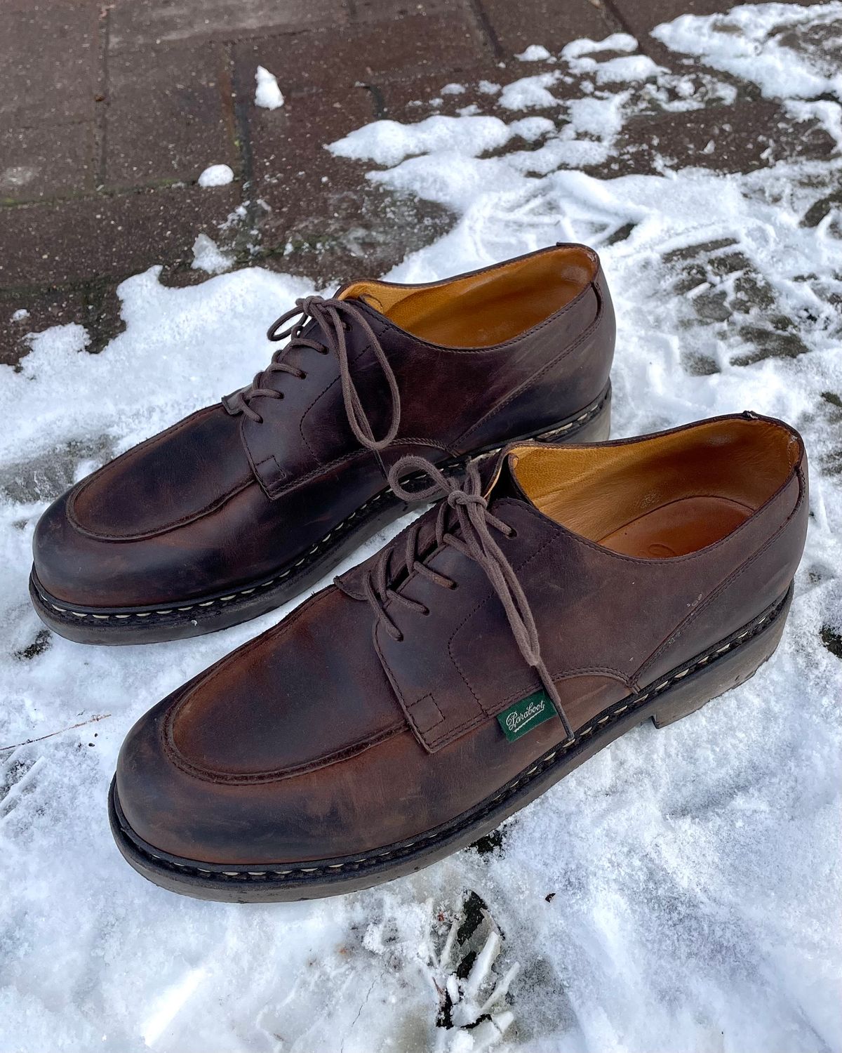 Photo by frans on February 5, 2023 of the Paraboot Chambord in Nubuck Gringo.