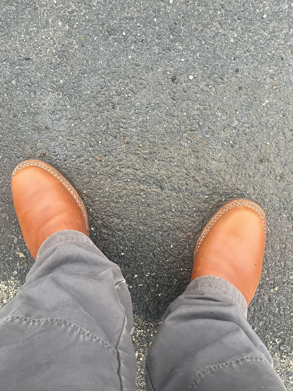 Photo by 9268Klondike on March 12, 2026 of the Wesco Boss Engineer Boot in Seidel British Tan Domain.