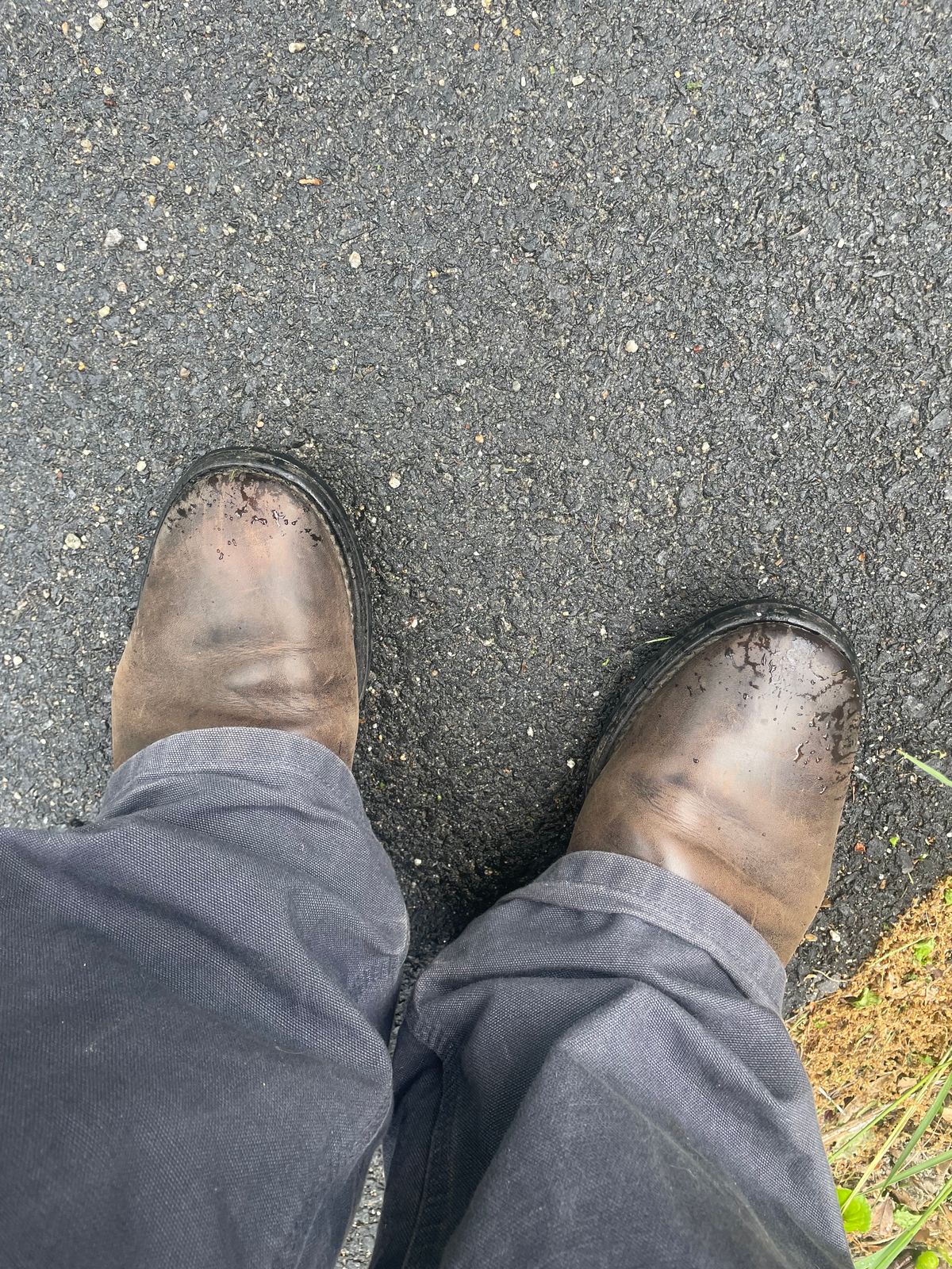 Photo by LMullinsLeather on May 29, 2026 of the Attractions BILTBUCK Engineer Boots in Black Italian Horsebutt.