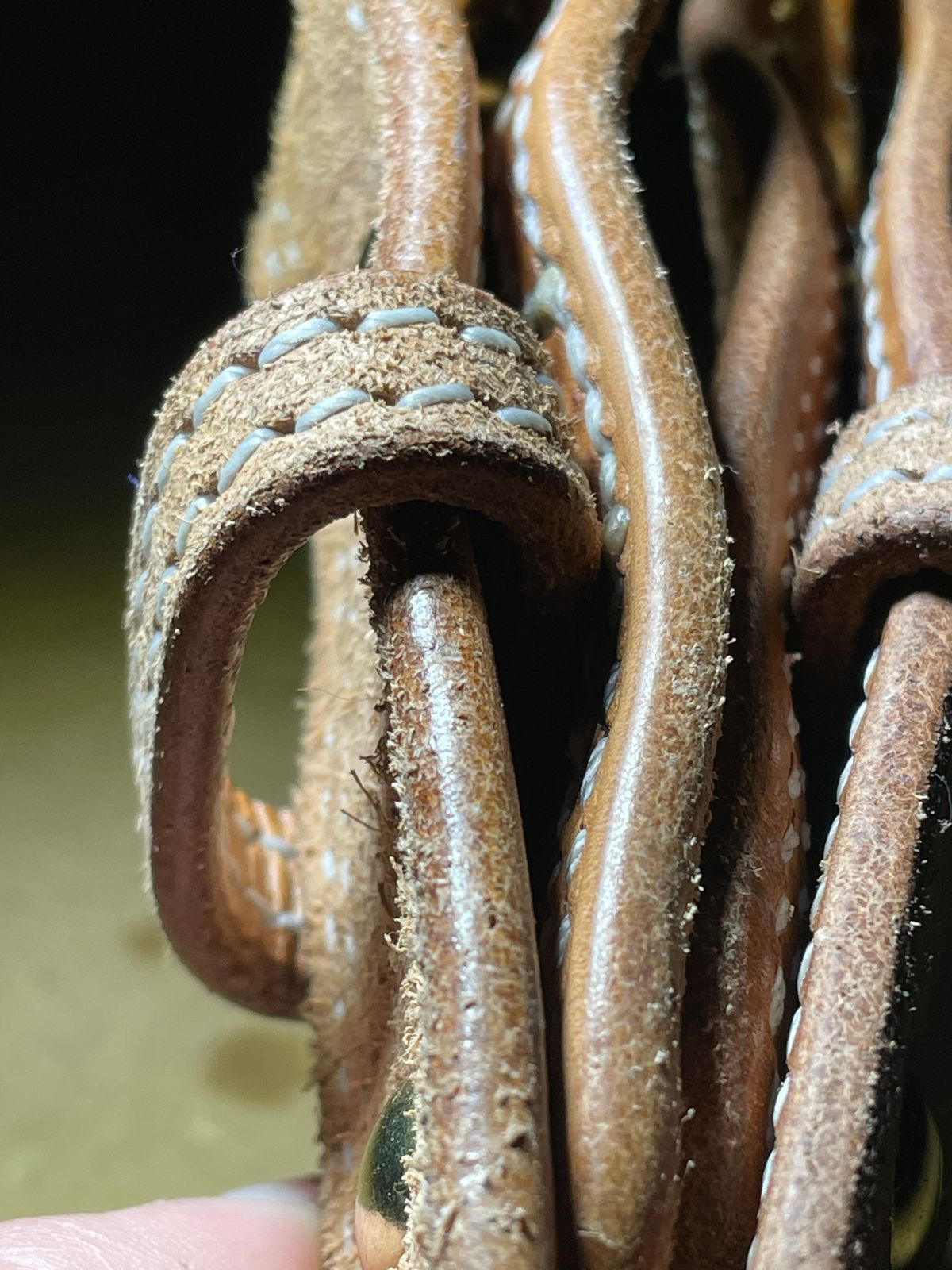 Photo by 9268Klondike on May 17, 2026 of the LMullins Leather Natural Roughout Belt in Hermann Oak.