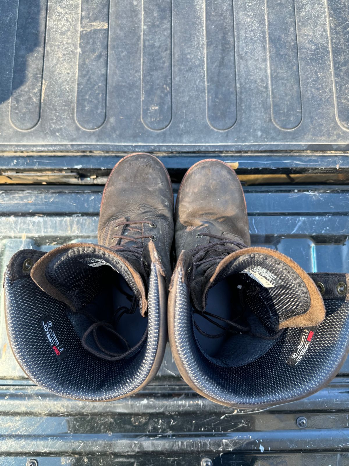 Photo by HensleyBrandon on February 5, 2024 of the Chippewa Thunderstruck 10" Logger in Brunette Waterproof Full Grain.