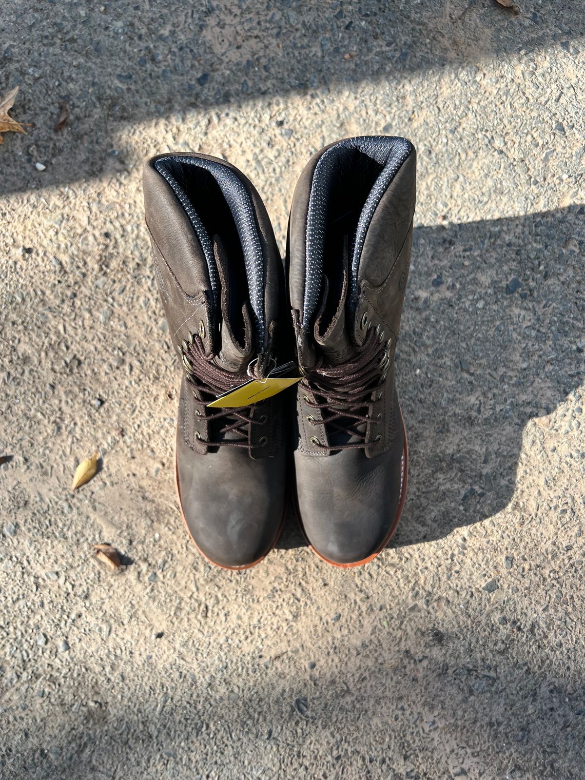 Photo by HensleyBrandon on October 6, 2023 of the Chippewa Thunderstruck 10" Logger in Brunette Waterproof Full Grain.