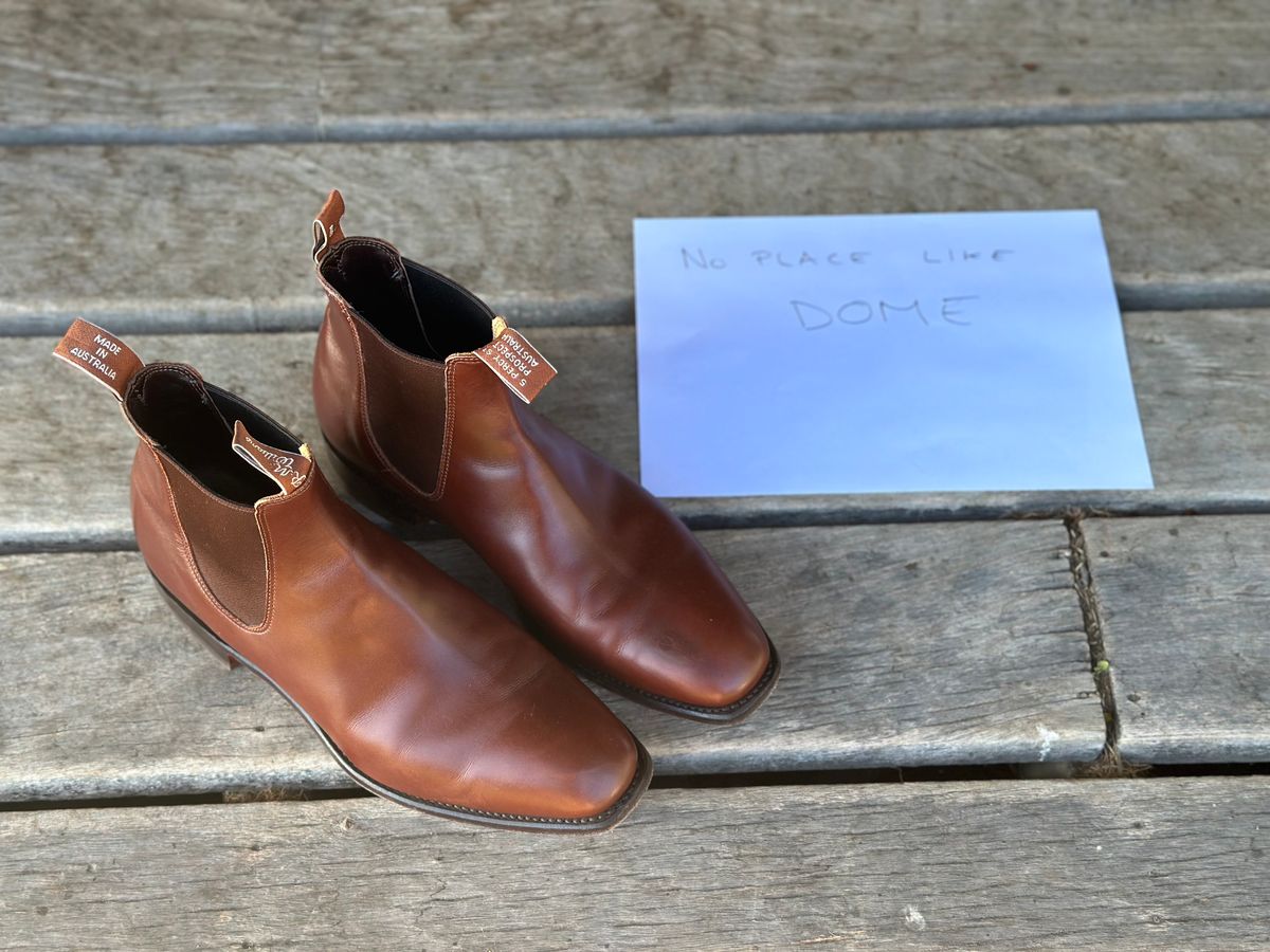Photo by downunderthunder on November 5, 2022 of the R.M. Williams Signature Craftsman Boot in Dark Tan Veal Calf.