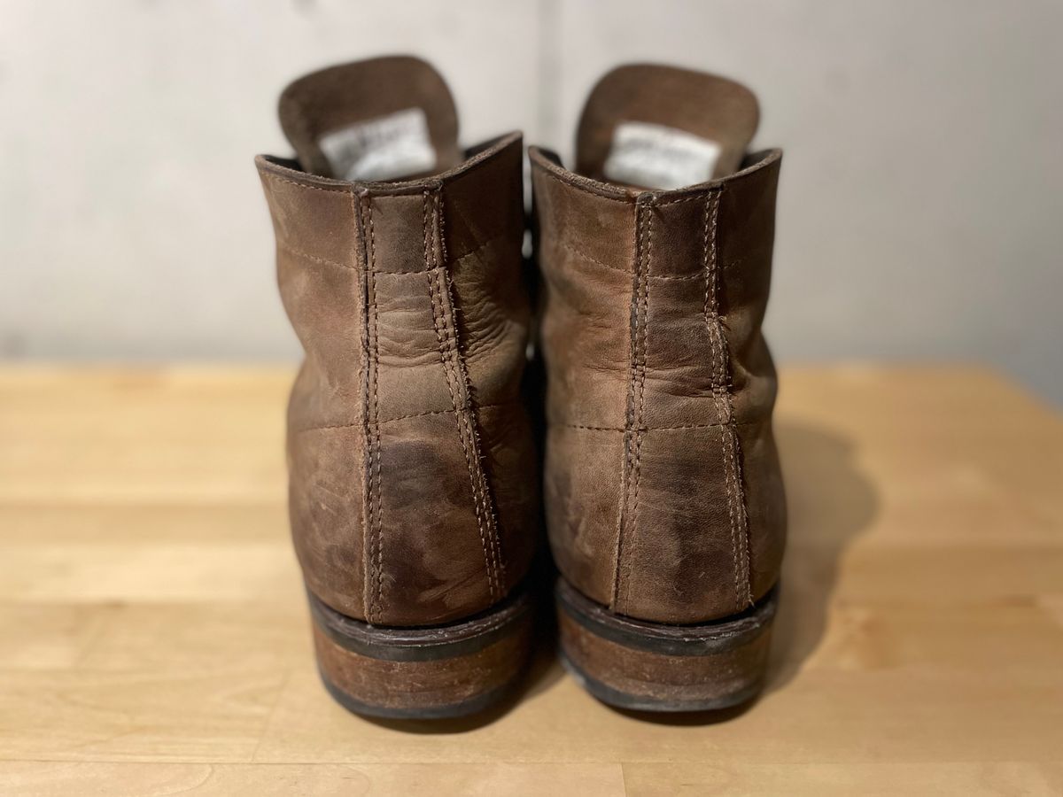 Photo by WoodAndStone on January 5, 2023 of the Canada West Boots WM. Moorby 2855 in Pan Am Crazy Horse.