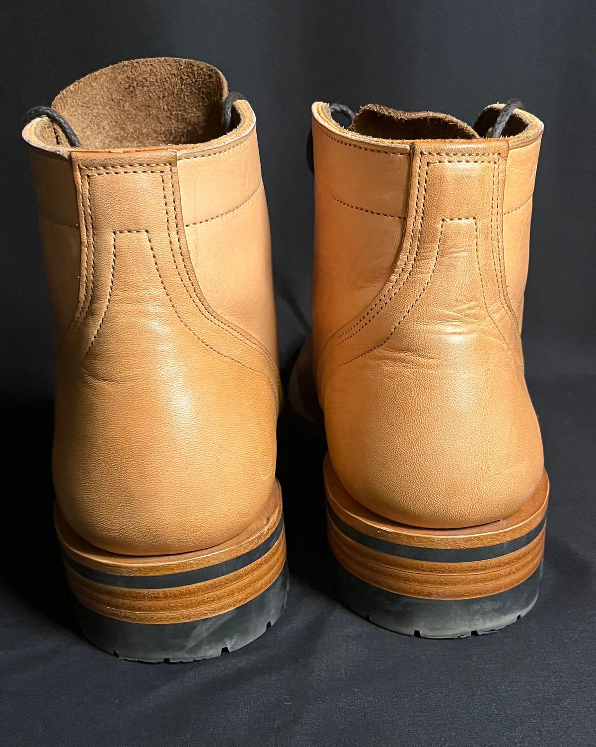 Photo by raw_indighoul on November 6, 2025 of the Bordon Wanes in Wickett & Craig Natural Veg Tan.