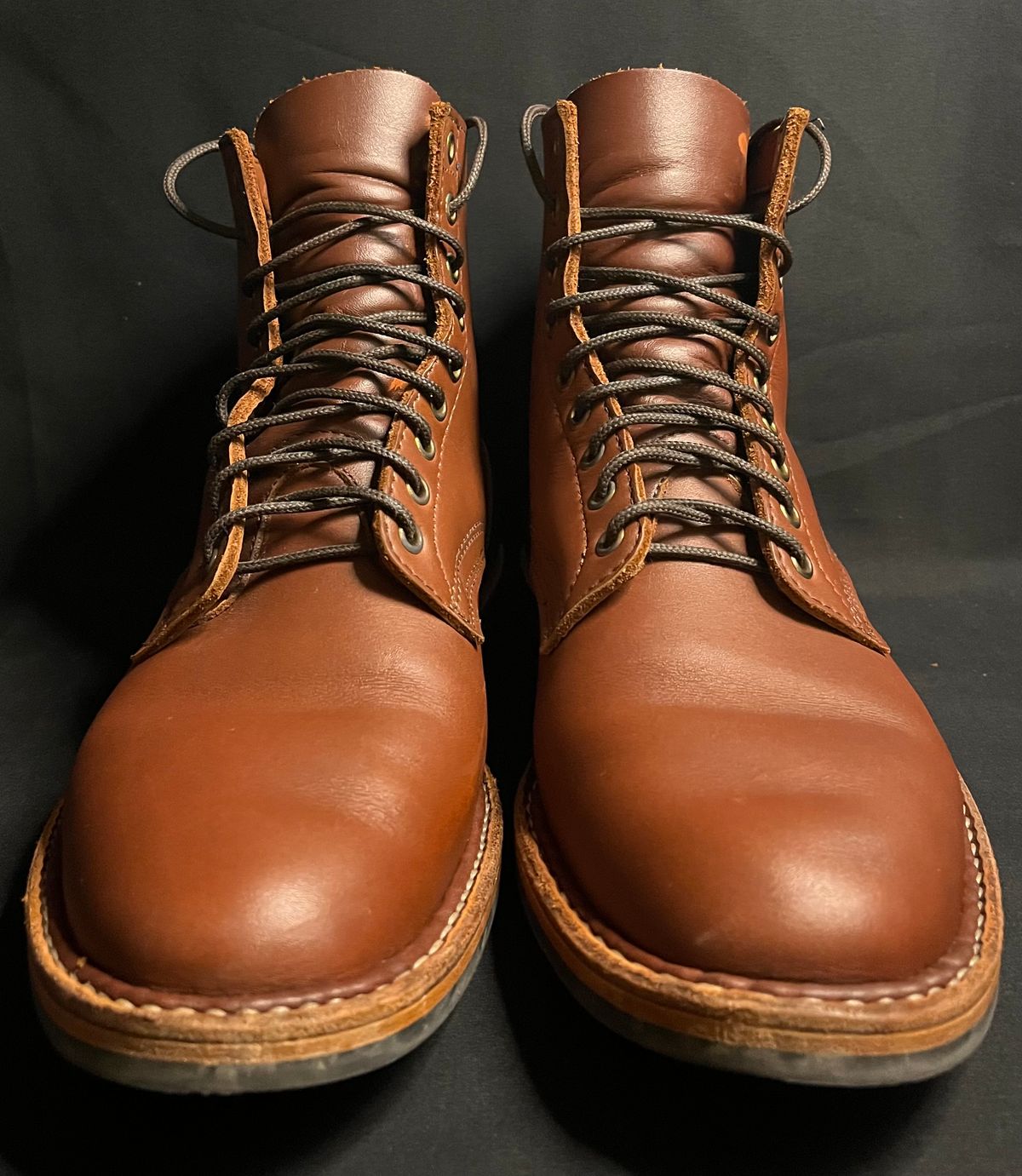 Photo by raw_indighoul on November 6, 2025 of the White's MP-Sherman Plain Toe in Seidel Red Dog Oil Tan.