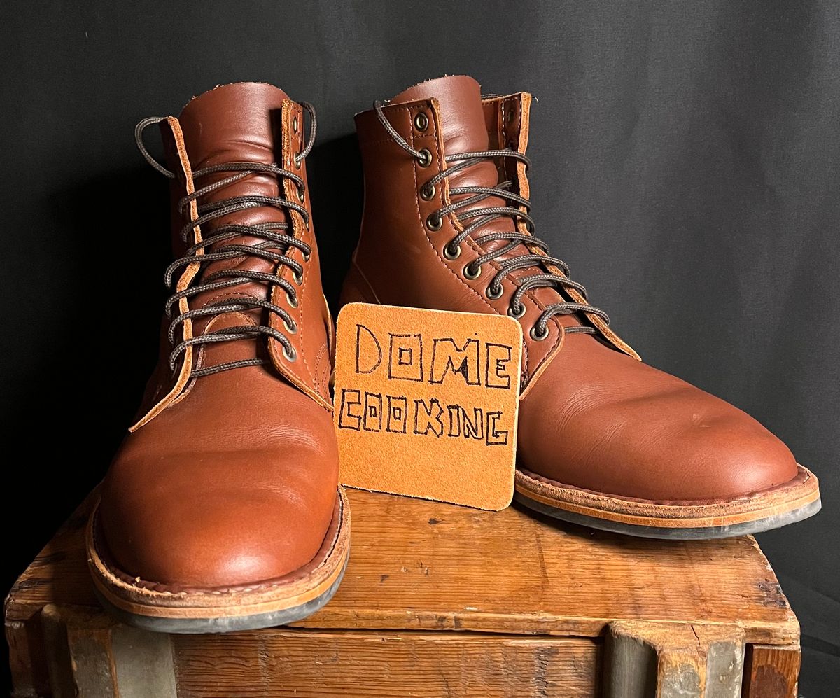 Photo by raw_indighoul on November 6, 2025 of the White's MP-Sherman Plain Toe in Seidel Red Dog Oil Tan.