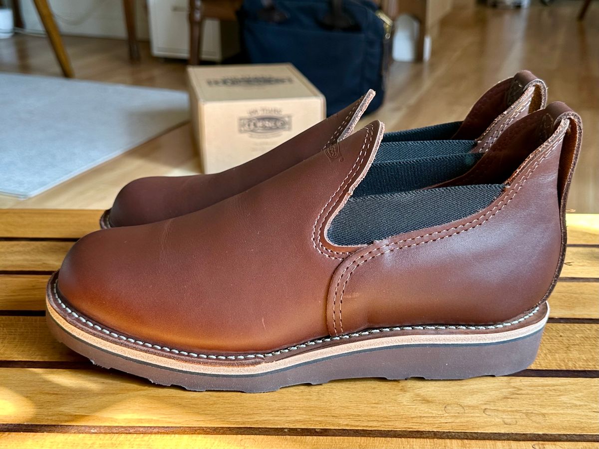 Photo by old_walrus on October 5, 2023 of the Wesco Romeo in Seidel Brown Oil Tan.