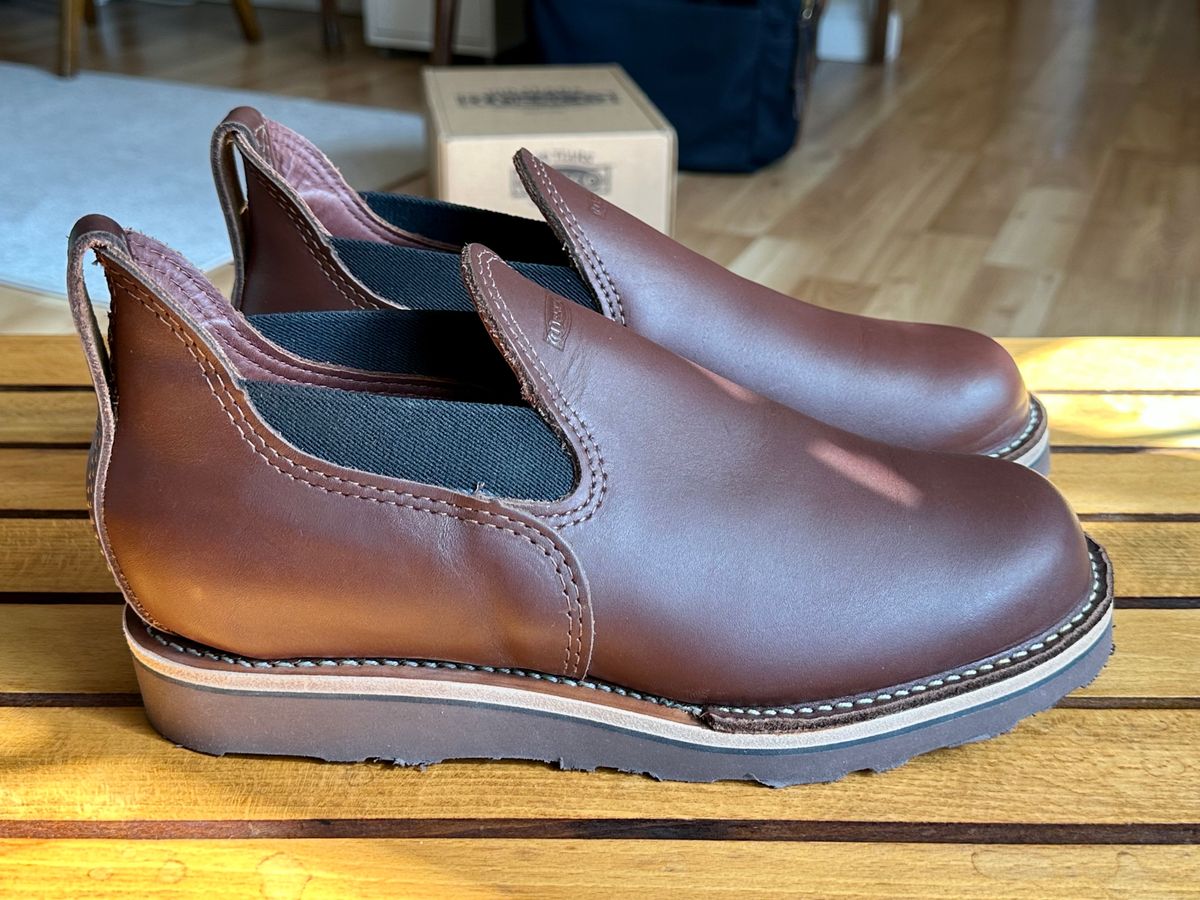 Photo by old_walrus on October 5, 2023 of the Wesco Romeo in Seidel Brown Oil Tan.