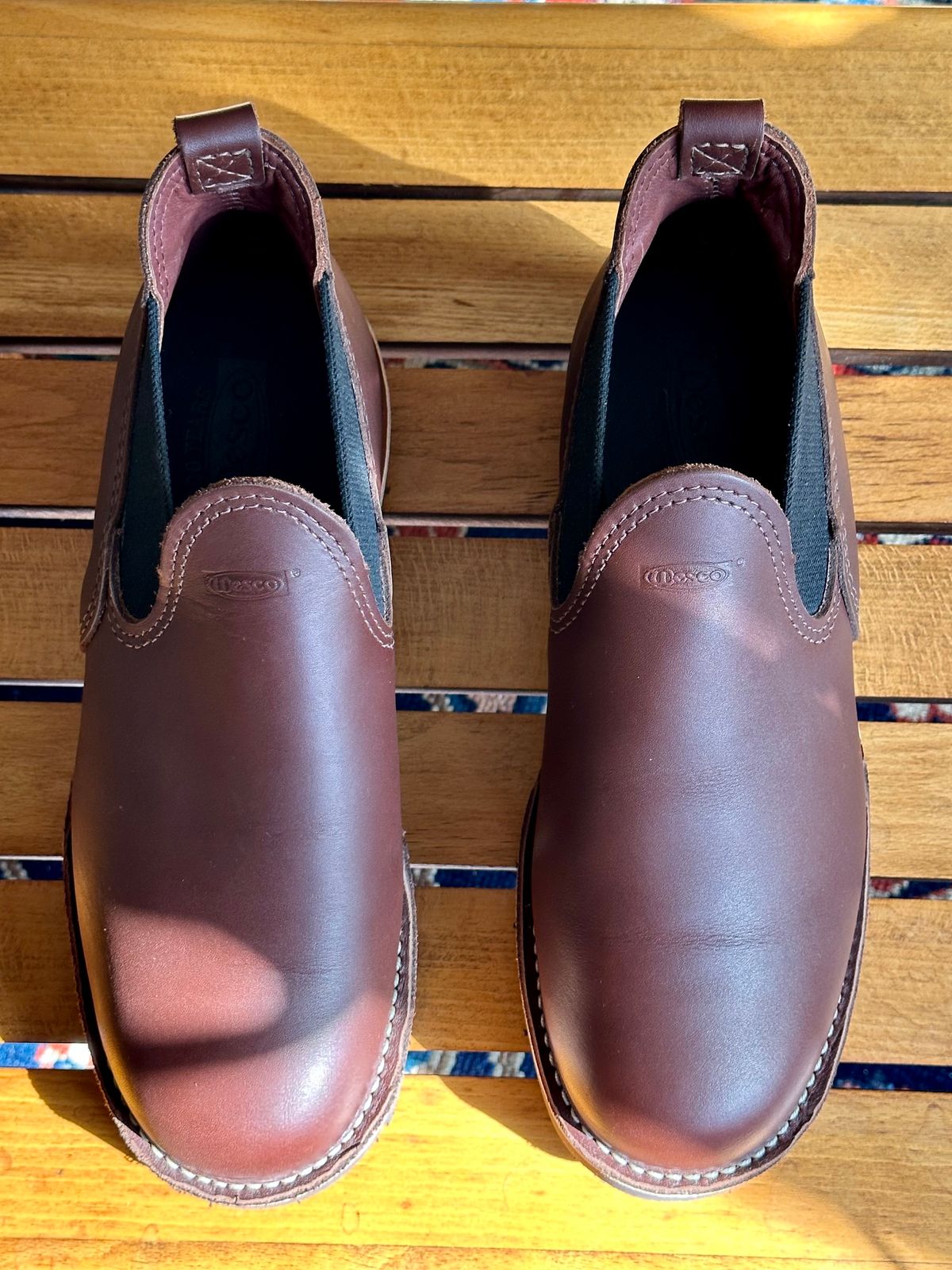 Photo by old_walrus on October 5, 2023 of the Wesco Romeo in Seidel Brown Oil Tan.