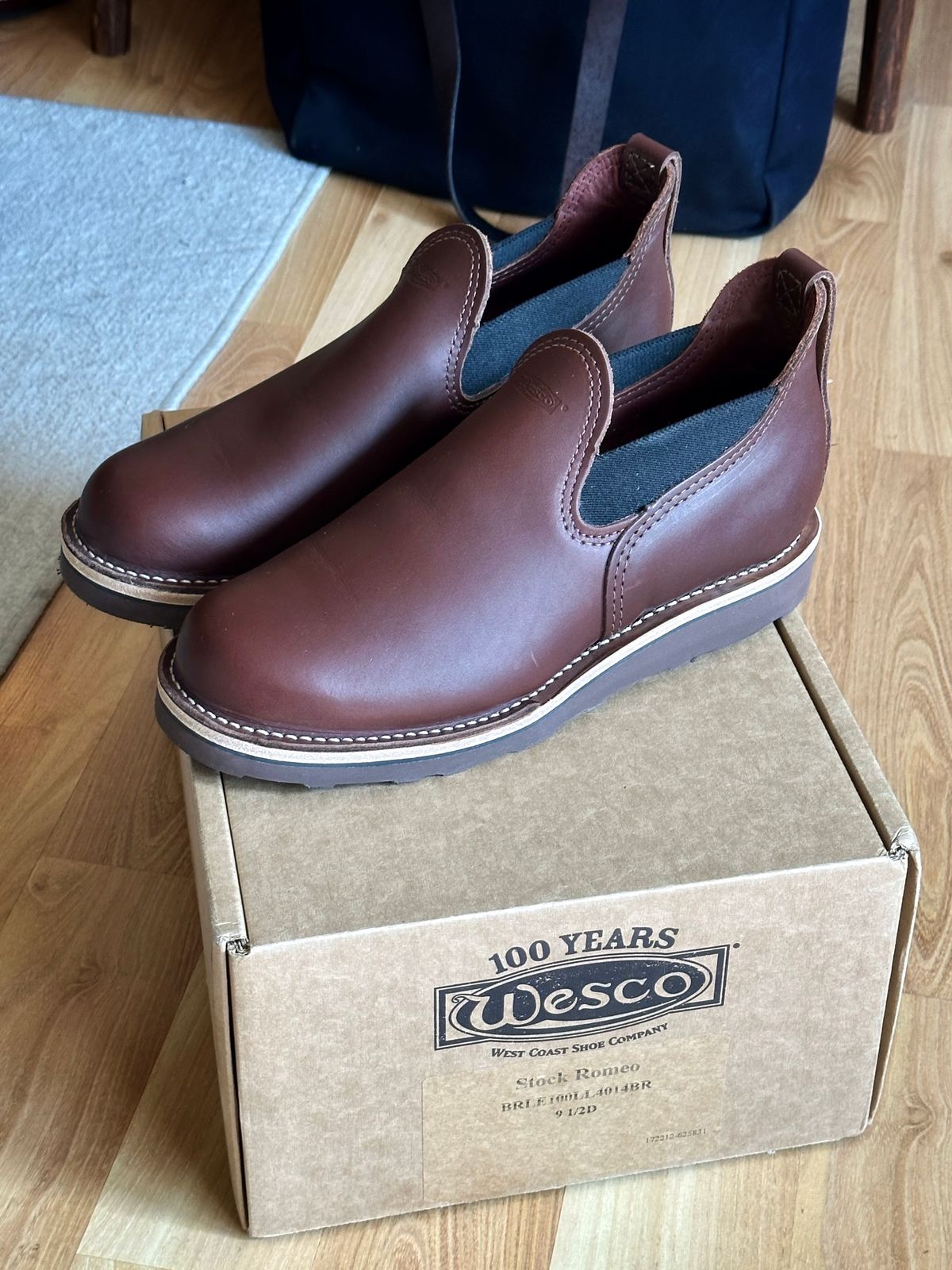 Photo by old_walrus on October 5, 2023 of the Wesco Romeo in Seidel Brown Oil Tan.