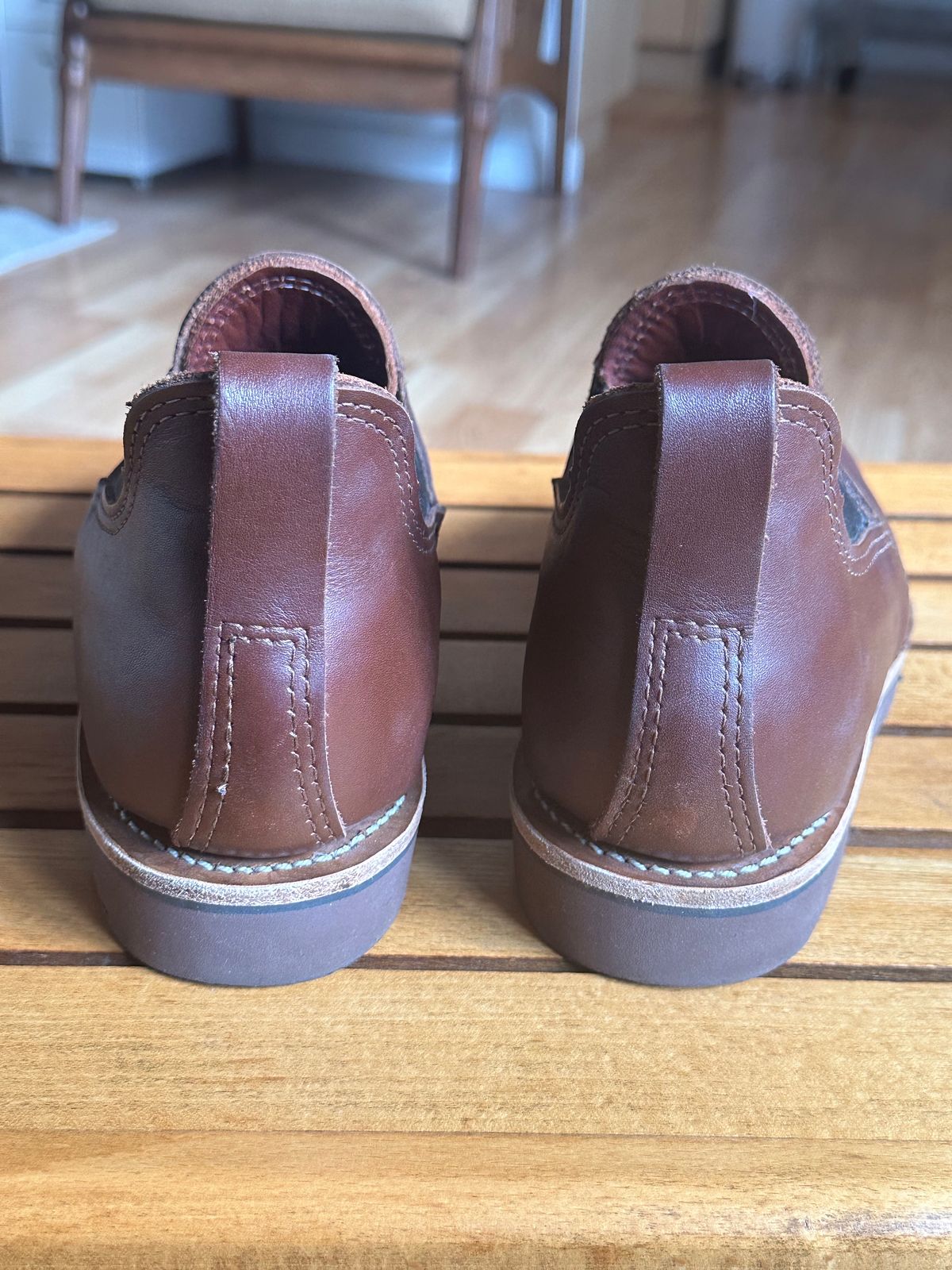 Photo by old_walrus on November 4, 2023 of the Wesco Romeo in Seidel Brown Oil Tan.