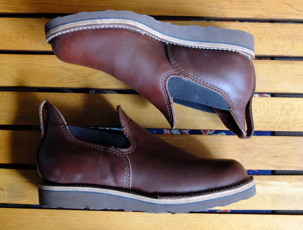 Photo by old_walrus on November 4, 2023 of the Wesco Romeo in Seidel Brown Oil Tan.