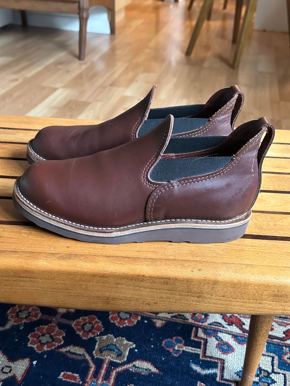 Photo by old_walrus on December 4, 2023 of the Wesco Romeo in Seidel Brown Oil Tan.