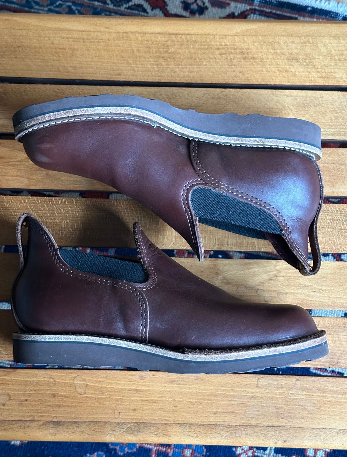 Photo by old_walrus on December 4, 2023 of the Wesco Romeo in Seidel Brown Oil Tan.