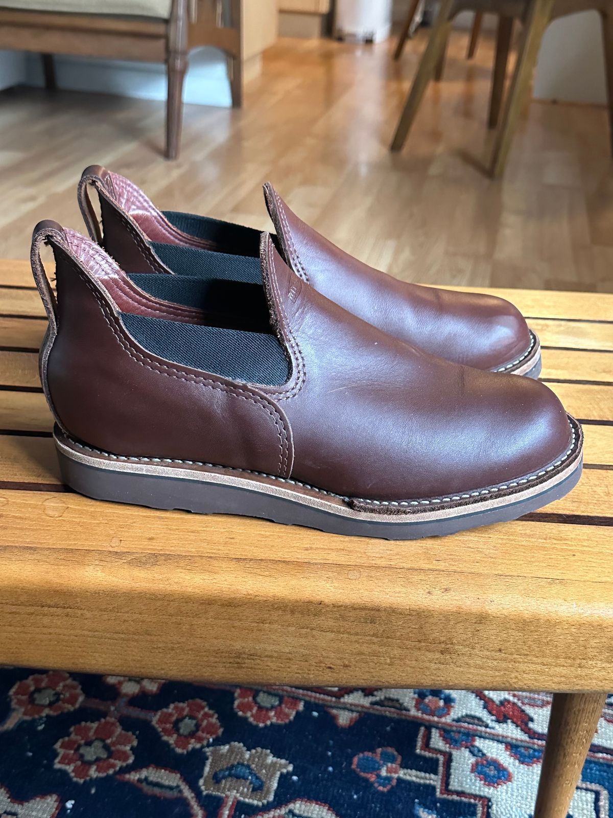 Photo by old_walrus on December 4, 2023 of the Wesco Romeo in Seidel Brown Oil Tan.