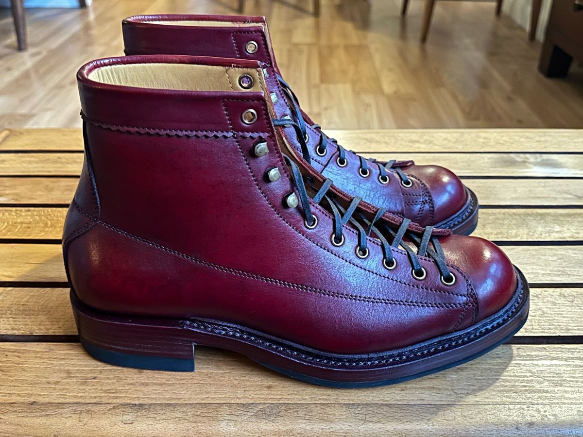 Photo by old_walrus on October 1, 2024 of the Sagara Cordmaster in Indonesian Oil Tanned Merlot.