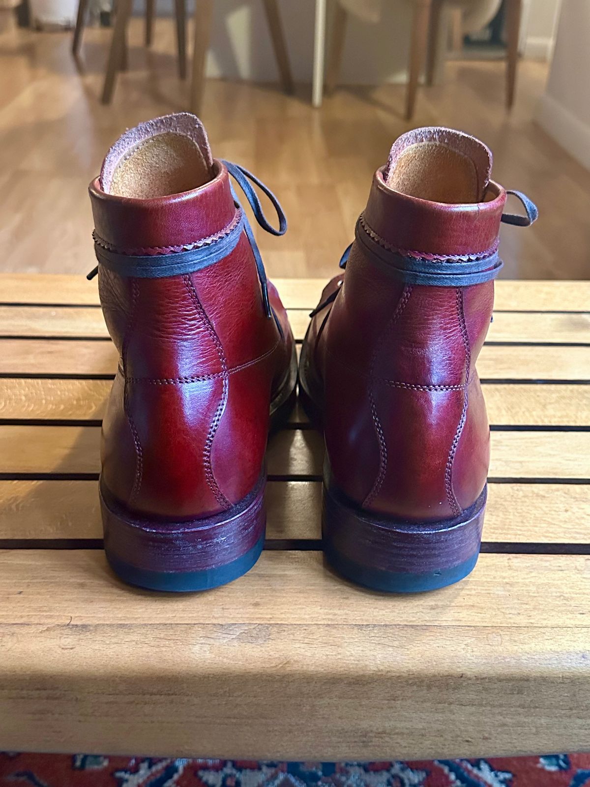 Photo by old_walrus on December 5, 2024 of the Sagara Cordmaster in Indonesian Oil Tanned Merlot.