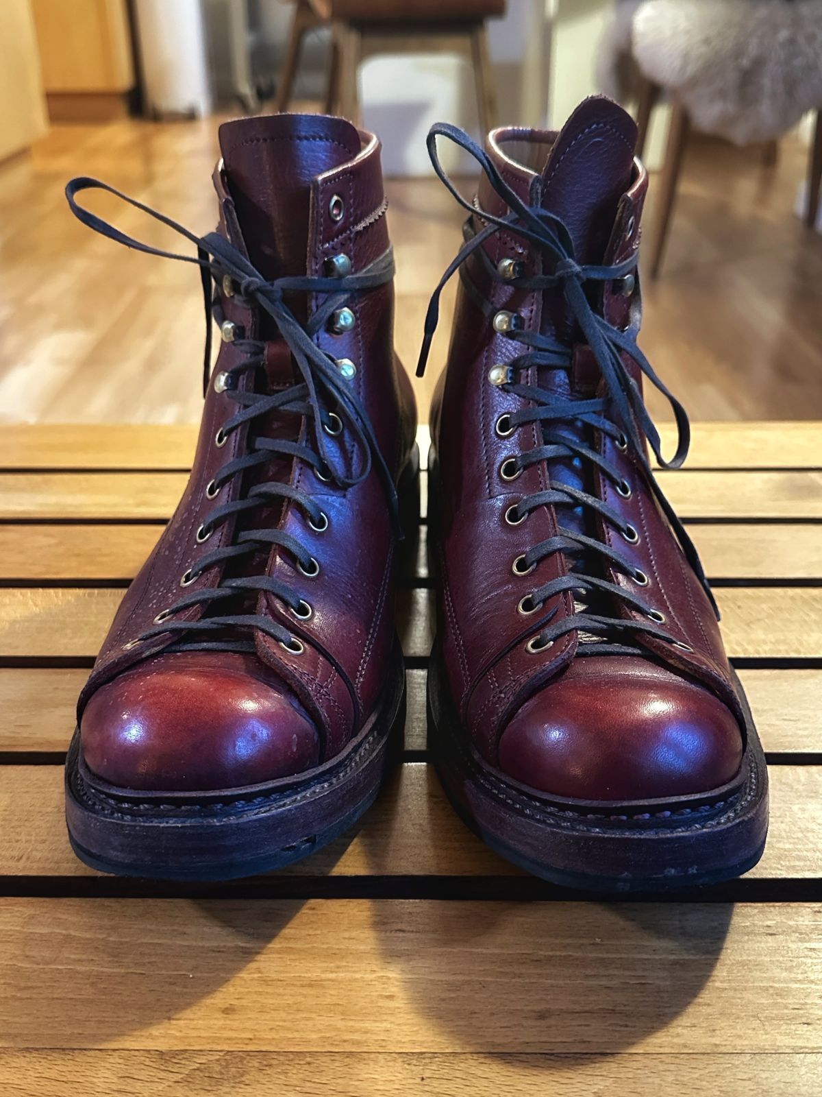Photo by old_walrus on February 5, 2025 of the Sagara Cordmaster in Indonesian Oil Tanned Merlot.