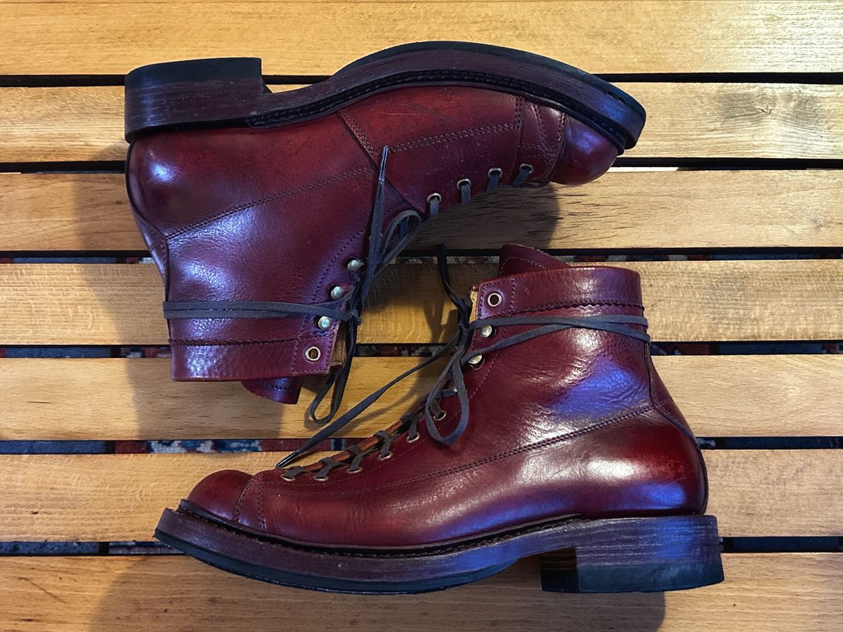 Photo by old_walrus on February 5, 2025 of the Sagara Cordmaster in Indonesian Oil Tanned Merlot.