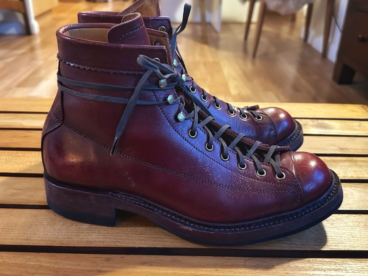 Photo by old_walrus on February 5, 2025 of the Sagara Cordmaster in Indonesian Oil Tanned Merlot.
