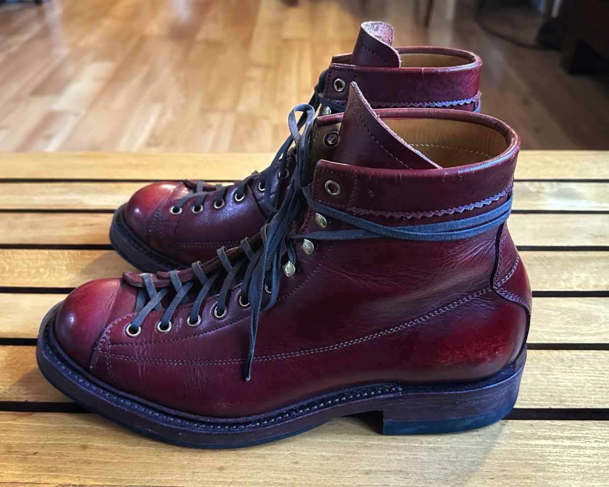 Photo by old_walrus on March 5, 2025 of the Sagara Cordmaster in Indonesian Oil Tanned Merlot.