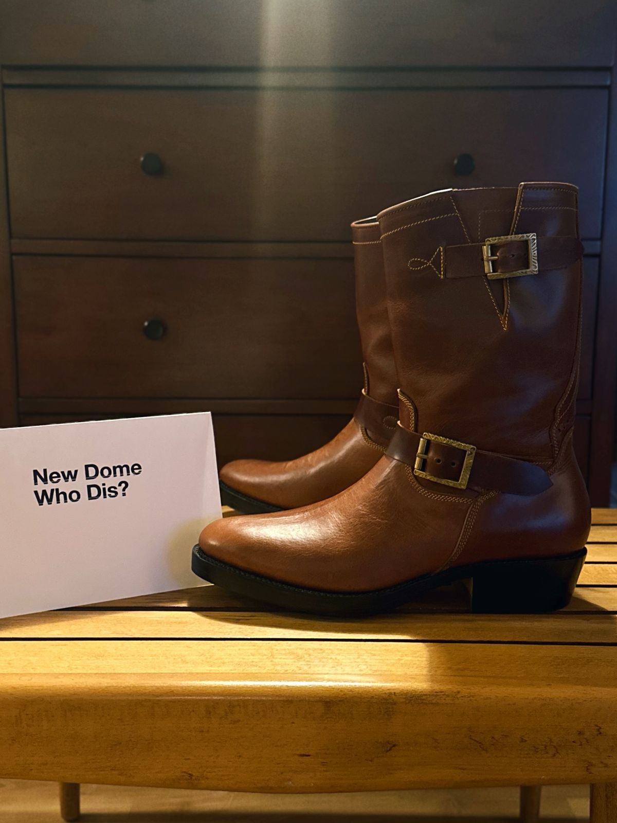 Photo by old_walrus on October 1, 2025 of the Fortis Boots Yudistira in Indonesian Red Brown Pull Up.
