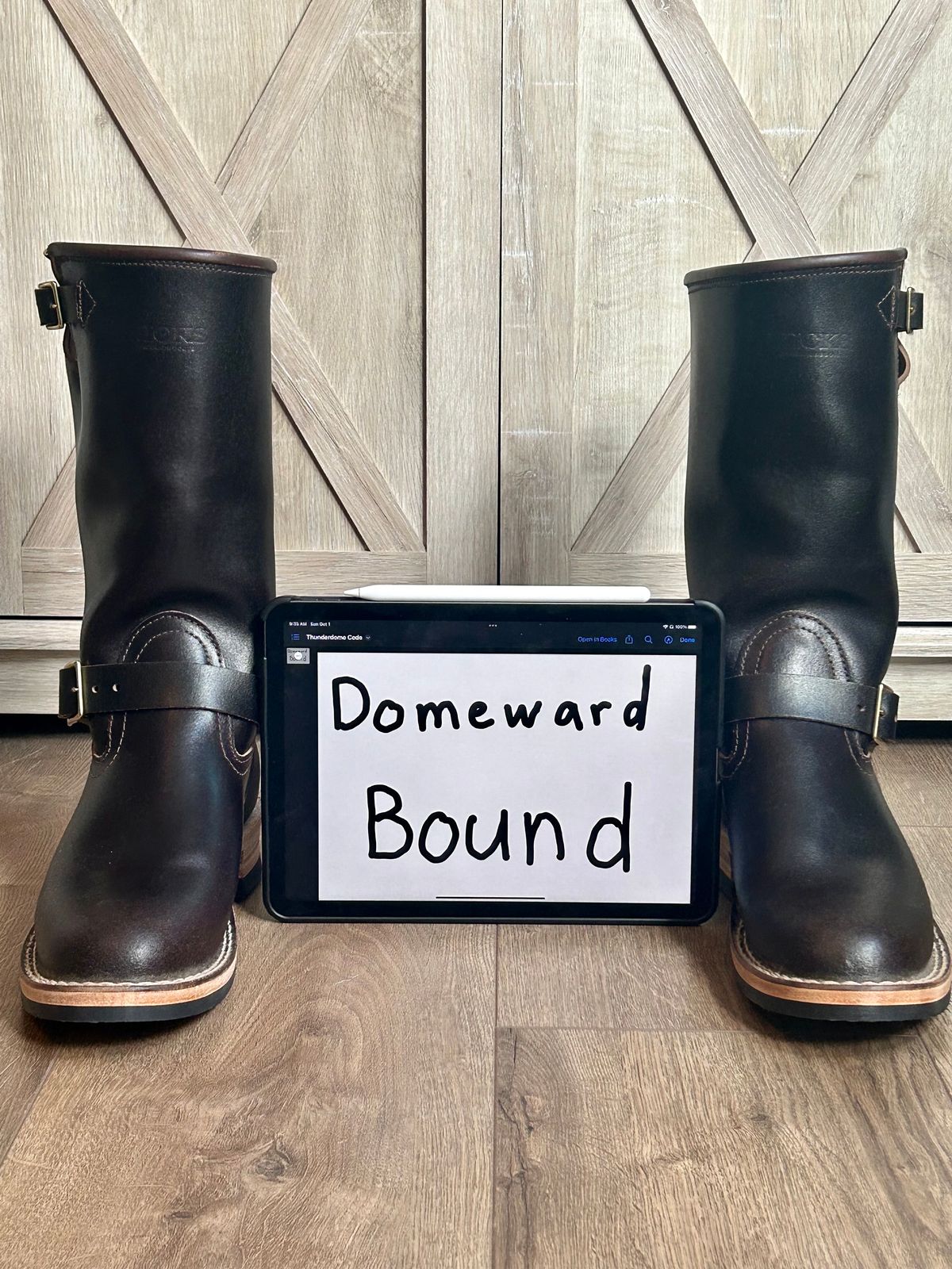 Photo by blytle on October 1, 2023 of the Nicks Renegade in Horween Brown Waxed Flesh.