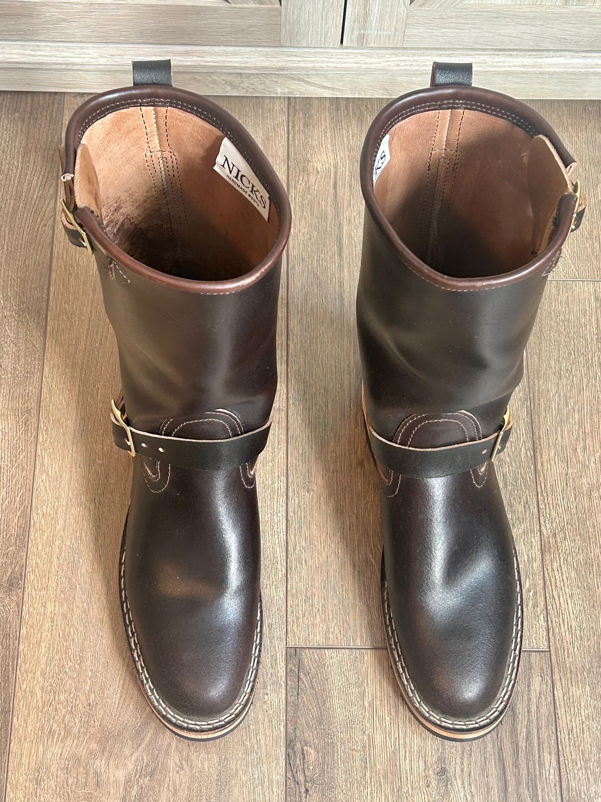 Photo by blytle on October 1, 2023 of the Nicks Renegade in Horween Brown Waxed Flesh.