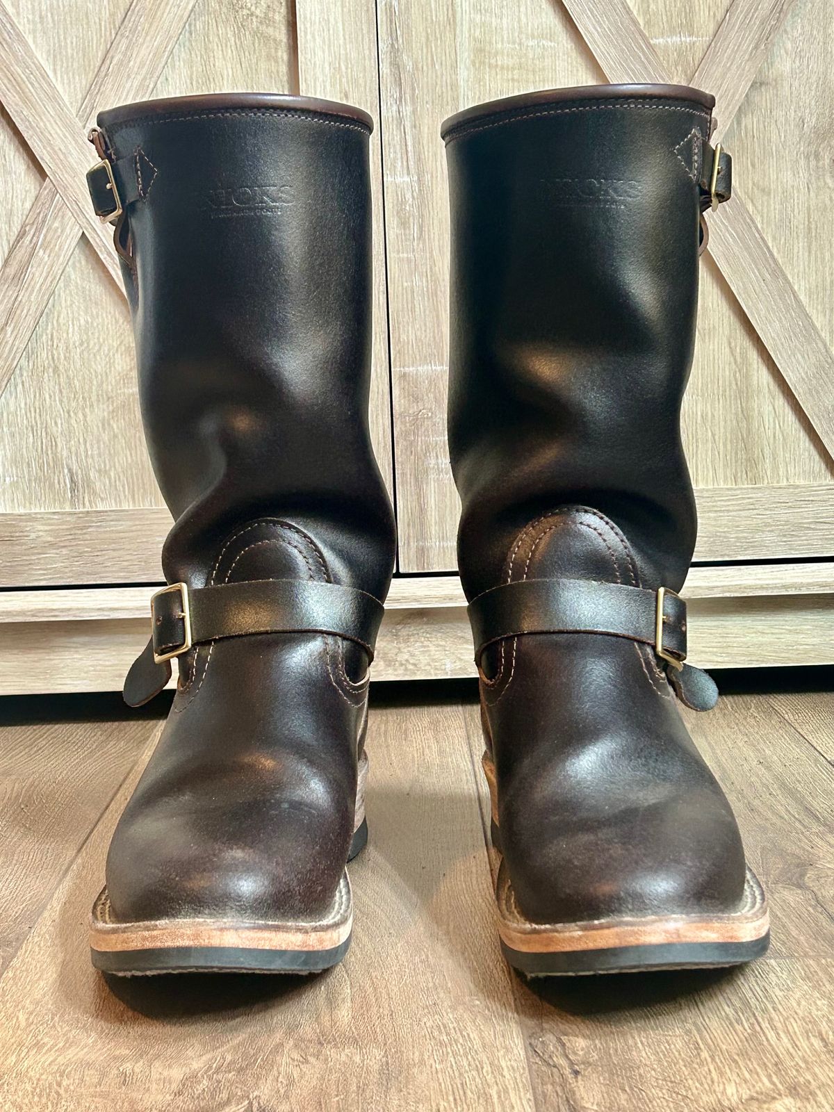 Photo by blytle on November 5, 2023 of the Nicks Renegade in Horween Brown Waxed Flesh.