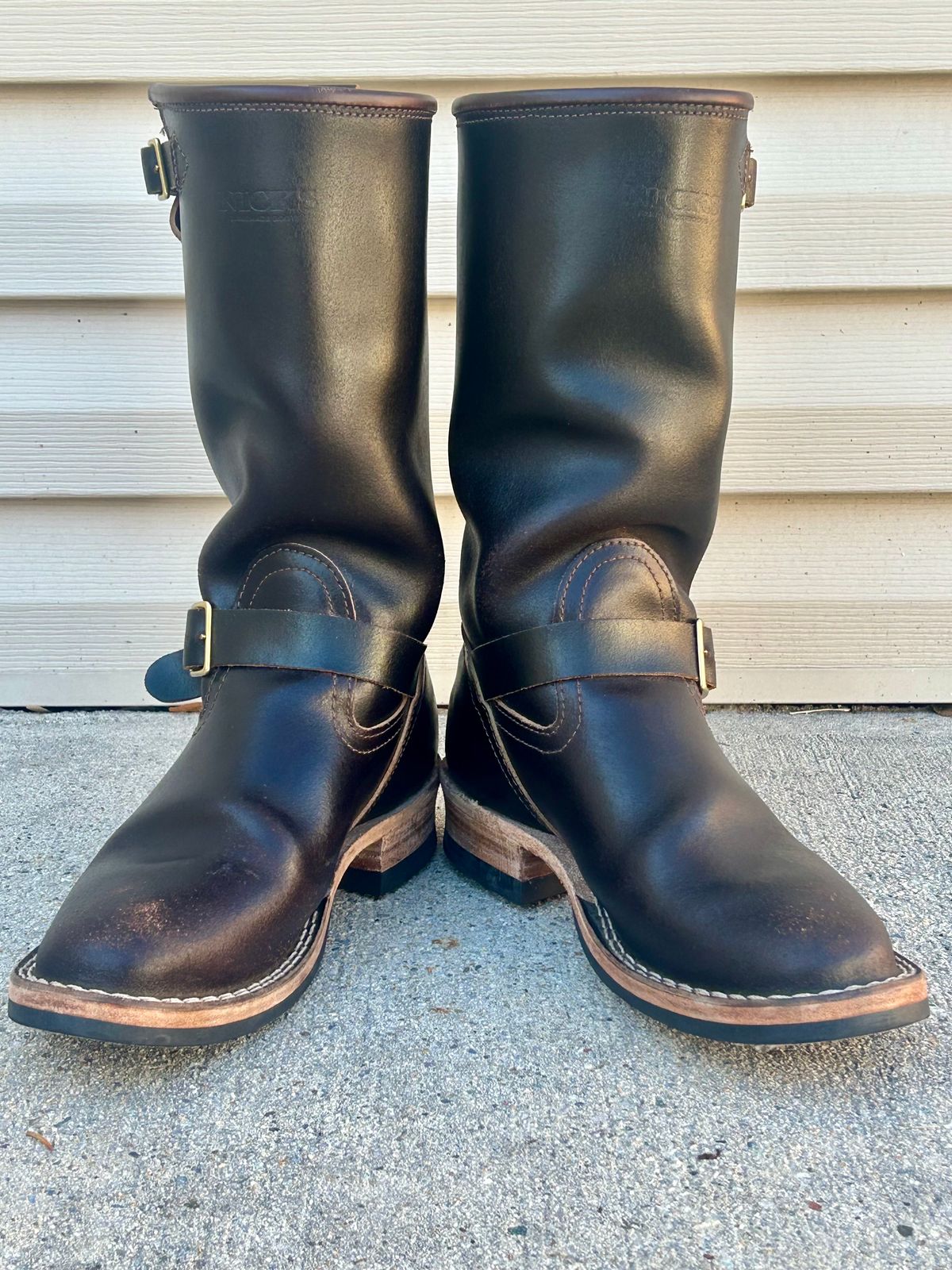 Photo by blytle on December 5, 2023 of the Nicks Renegade in Horween Brown Waxed Flesh.