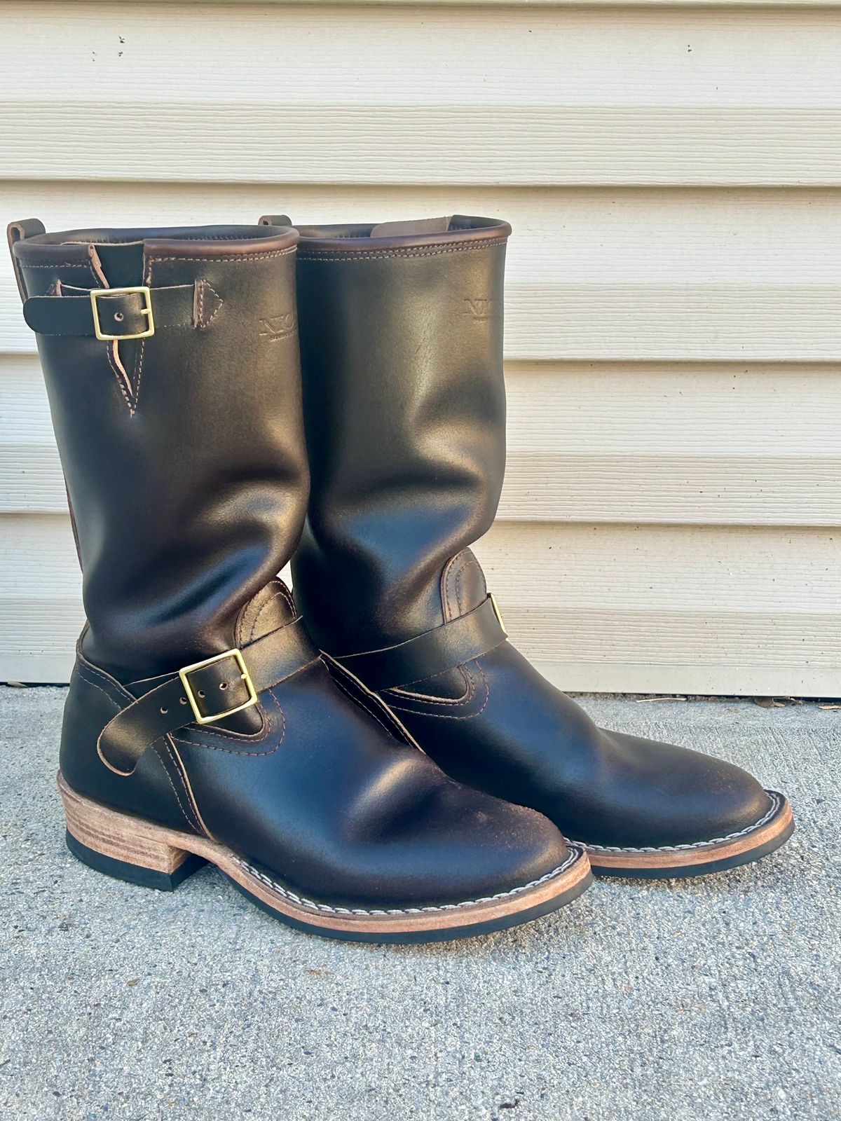 Photo by blytle on December 5, 2023 of the Nicks Renegade in Horween Brown Waxed Flesh.