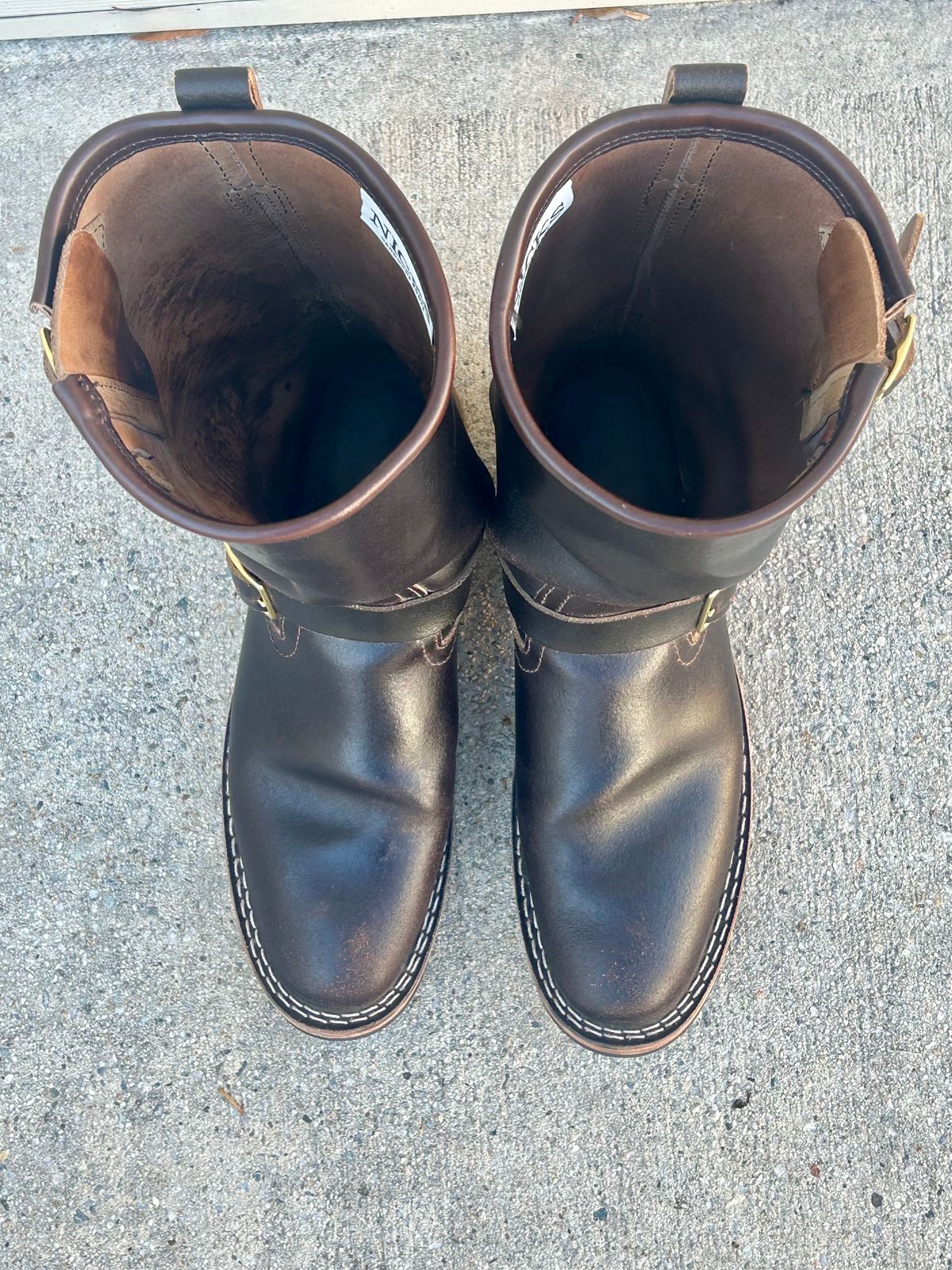Photo by blytle on December 5, 2023 of the Nicks Renegade in Horween Brown Waxed Flesh.