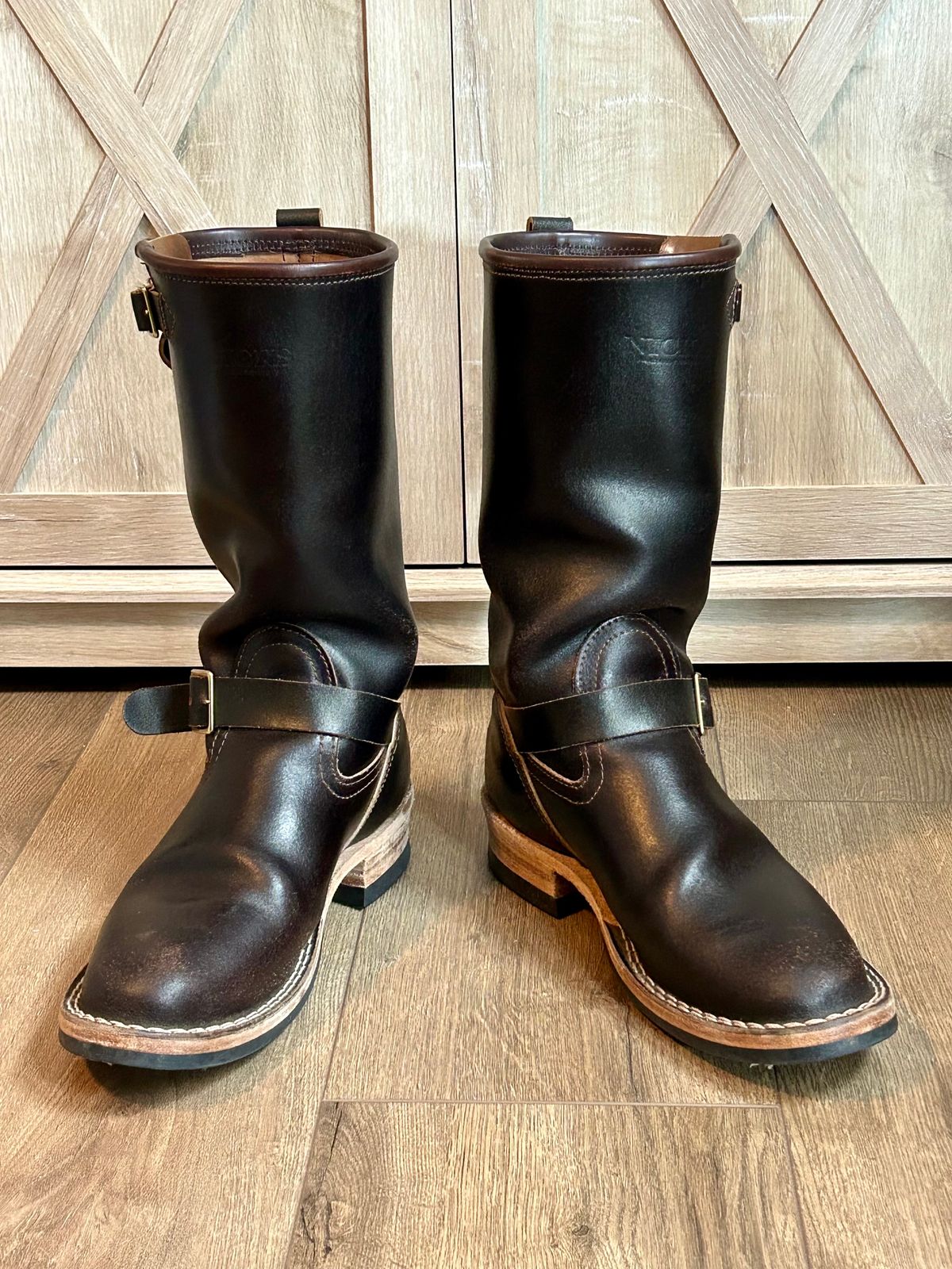 Photo by blytle on January 5, 2024 of the Nicks Renegade in Horween Brown Waxed Flesh.