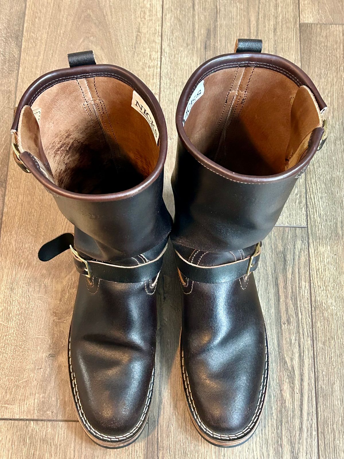 Photo by blytle on January 5, 2024 of the Nicks Renegade in Horween Brown Waxed Flesh.