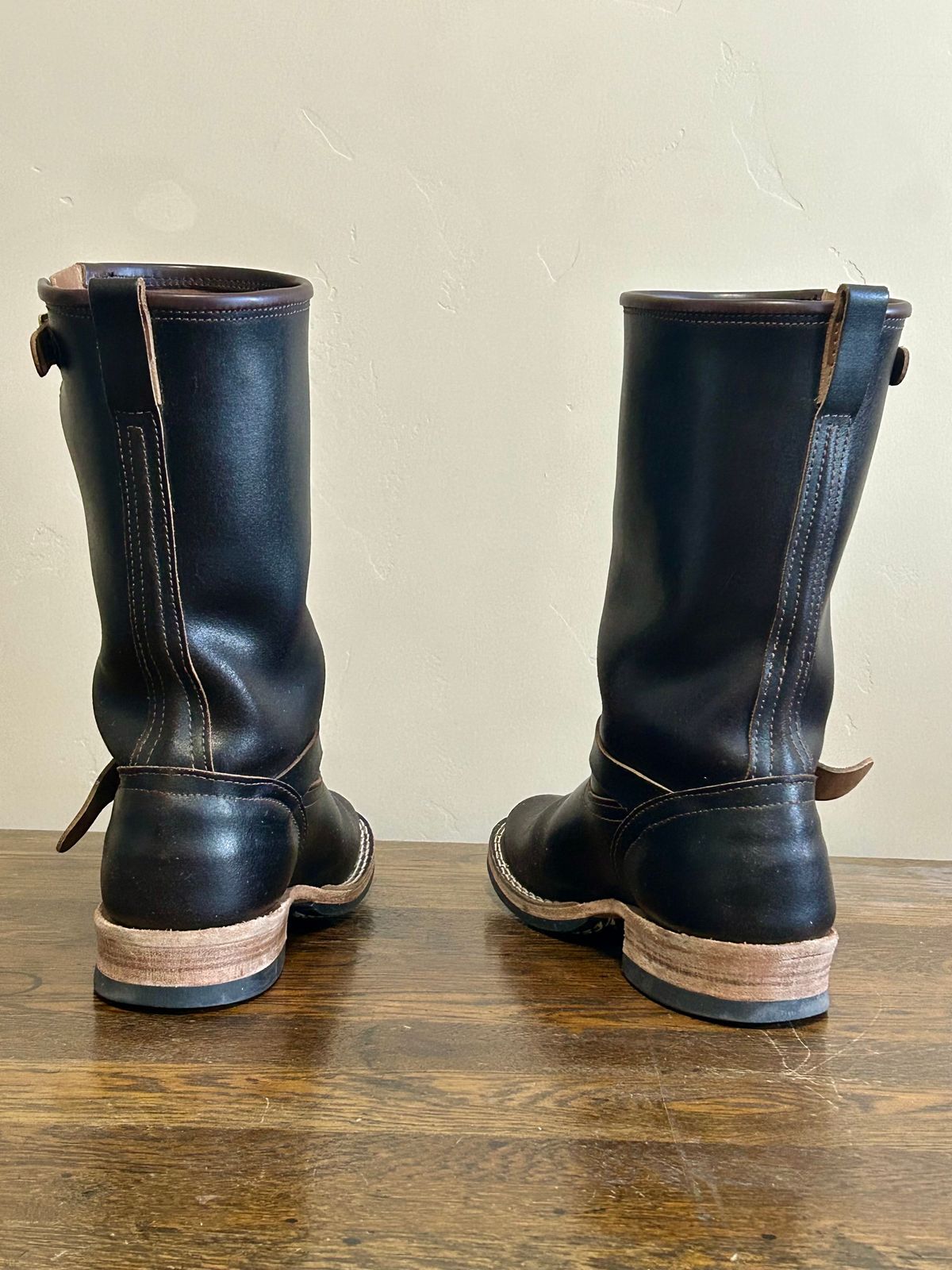 Photo by blytle on February 5, 2024 of the Nicks Renegade in Horween Brown Waxed Flesh.