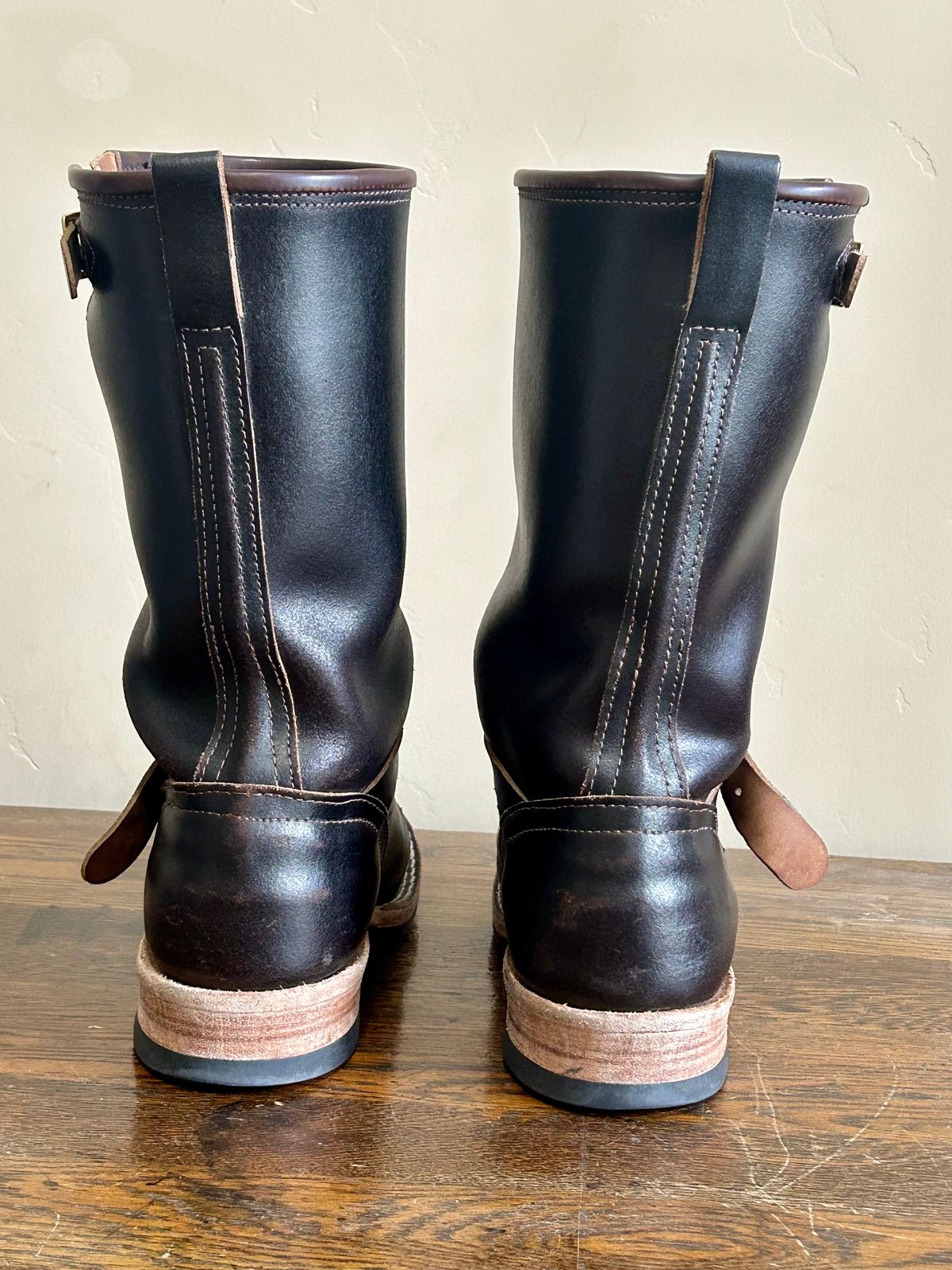 Photo by blytle on March 5, 2024 of the Nicks Renegade in Horween Brown Waxed Flesh.
