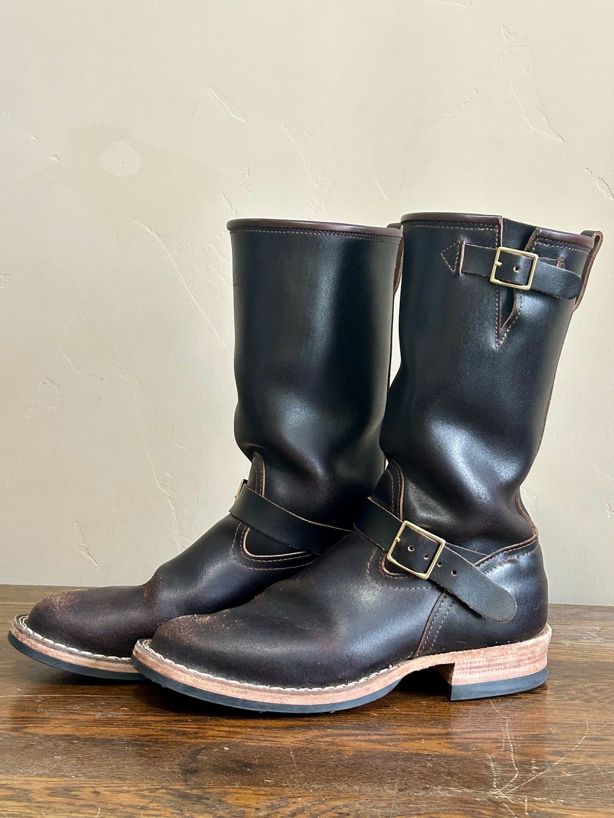 Photo by blytle on March 5, 2024 of the Nicks Renegade in Horween Brown Waxed Flesh.